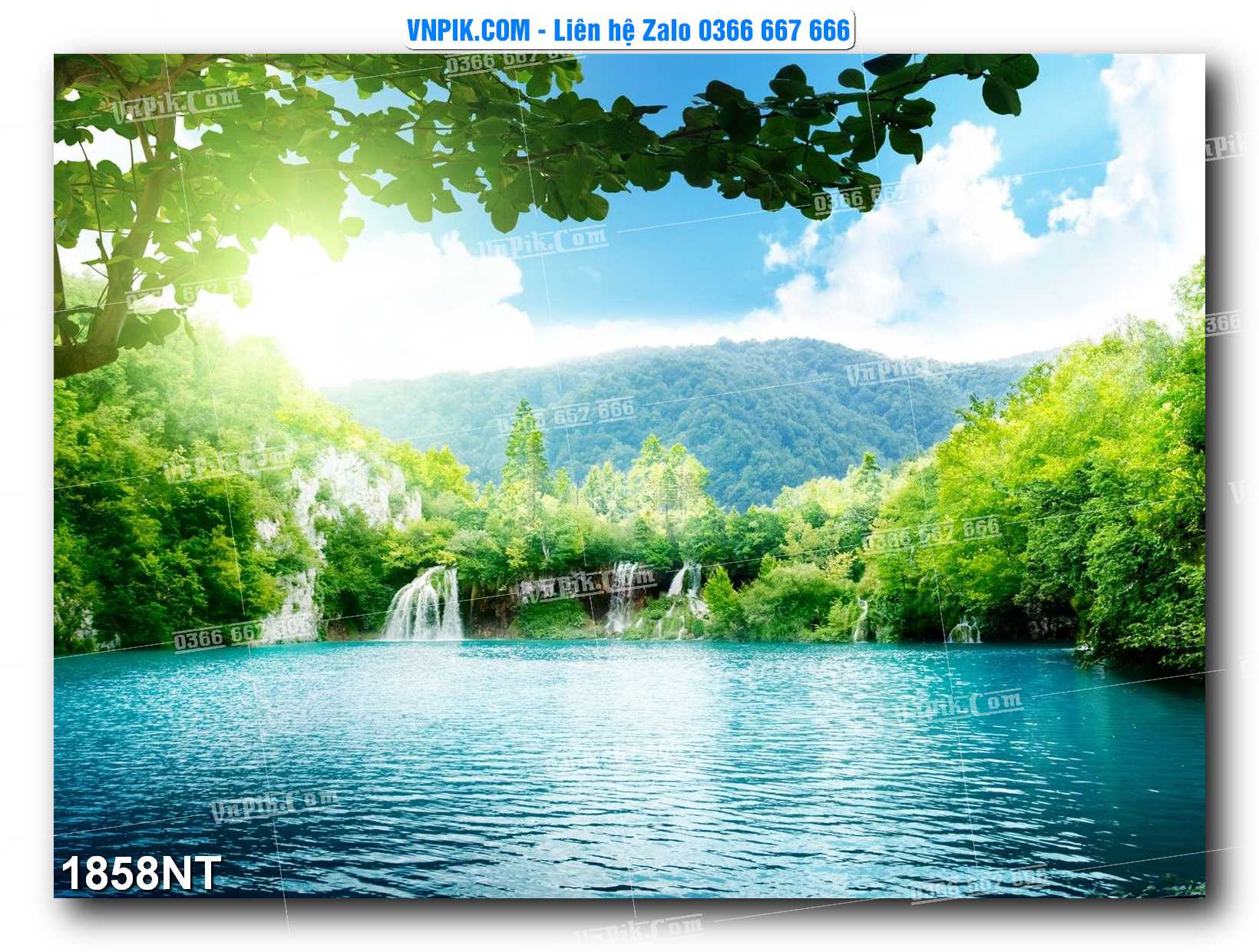 Tranh Trang Trí Phong Cảnh Nghệ Thuật Mã Số 1858NT