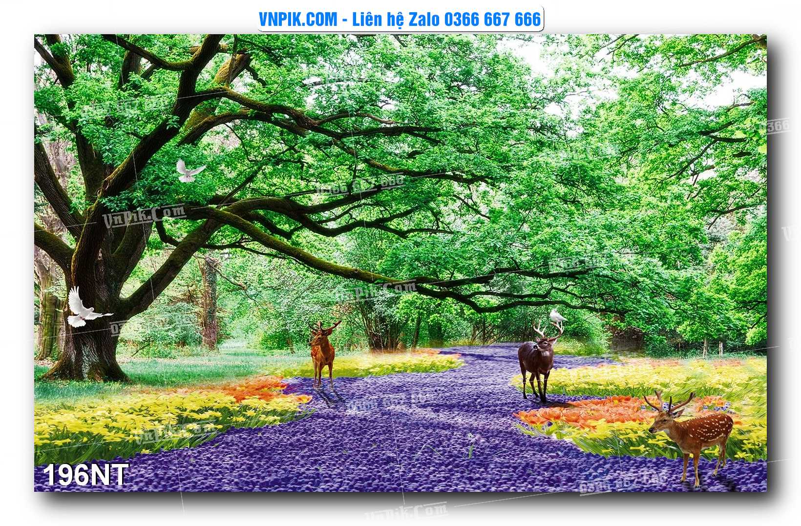 Tranh Trang Trí Phong Cảnh Nghệ Thuật Mã Số 196NT