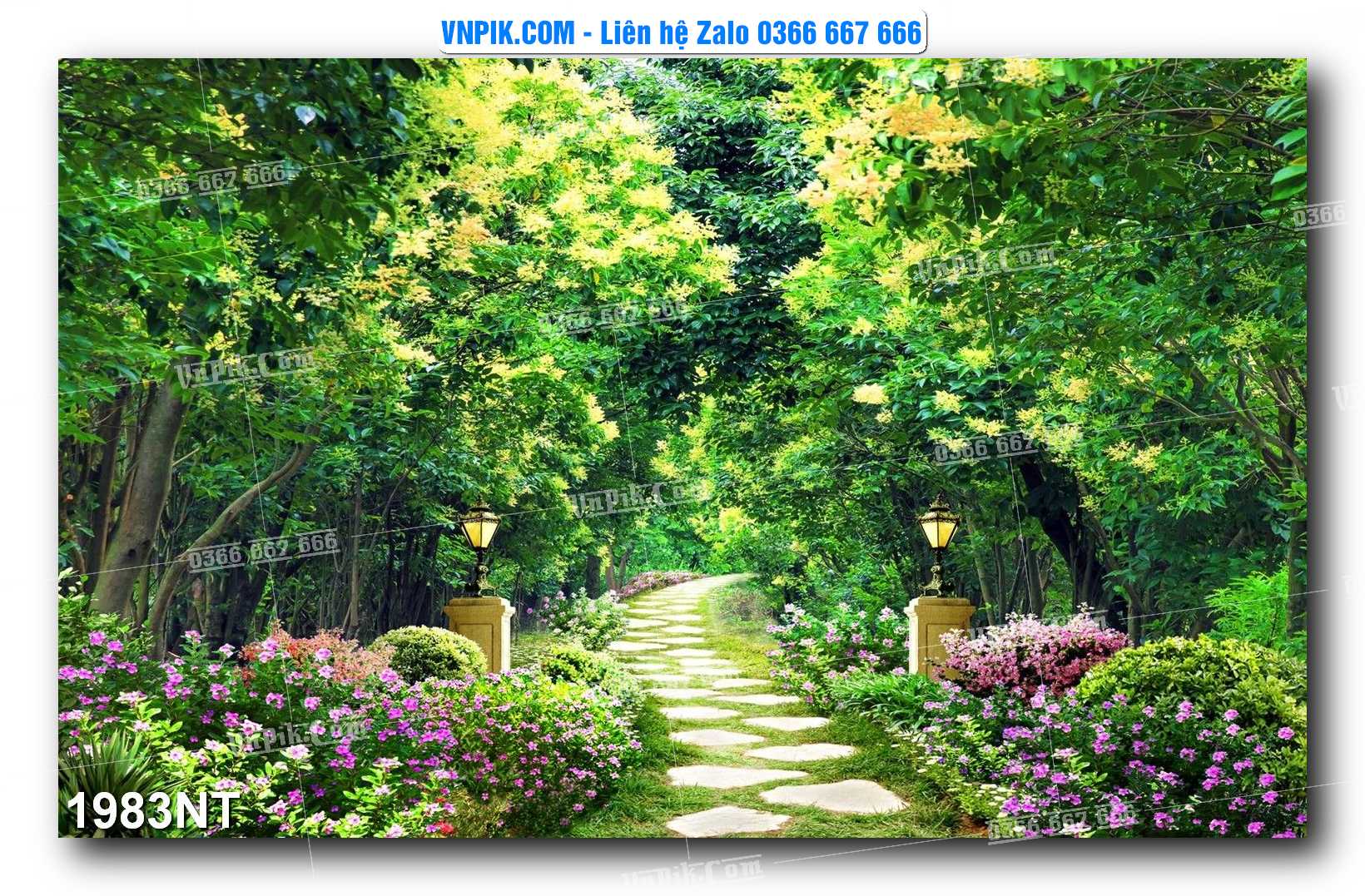 Tranh Trang Trí Phong Cảnh Nghệ Thuật Mã Số 1983NT