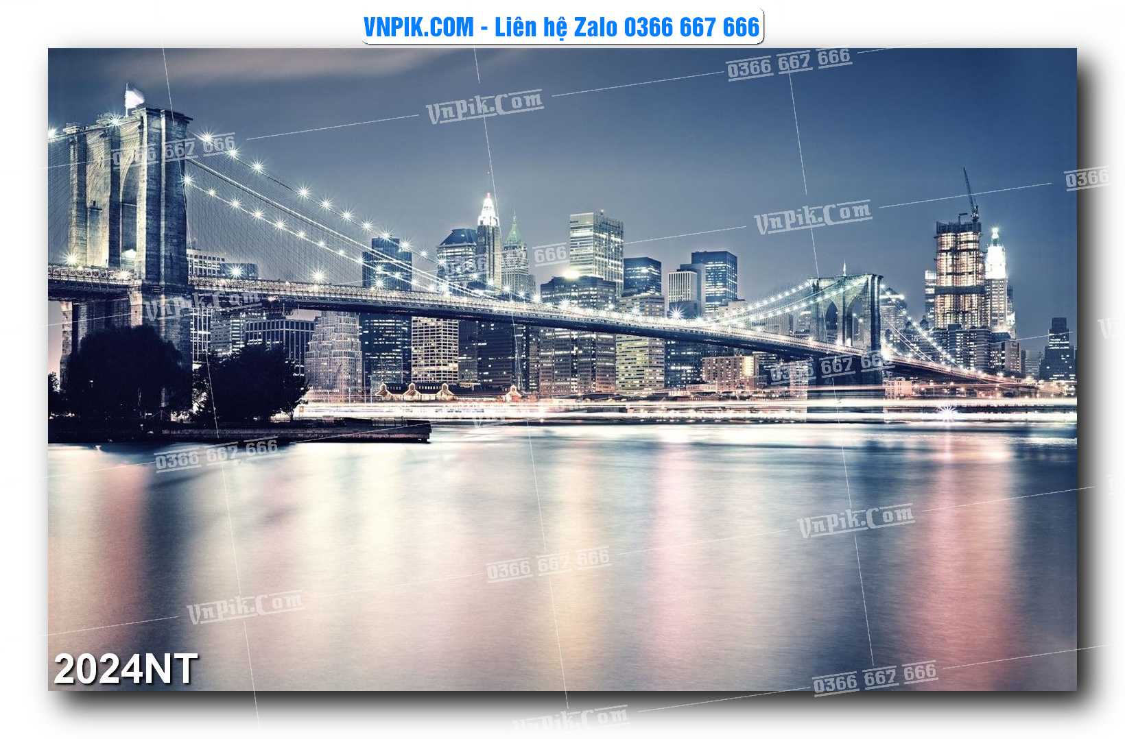 Tranh Trang Trí Phong Cảnh Nghệ Thuật Mã Số 2024NT