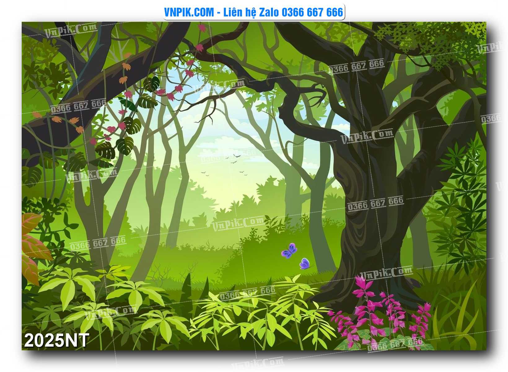 Tranh Trang Trí Phong Cảnh Nghệ Thuật Mã Số 2025NT