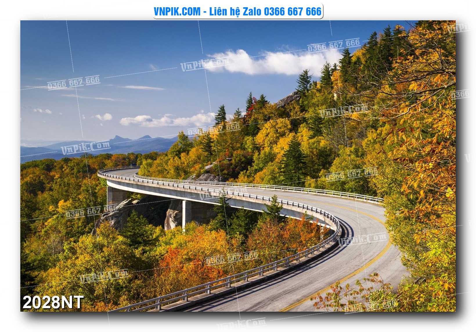 Tranh Trang Trí Phong Cảnh Nghệ Thuật Mã Số 2028NT