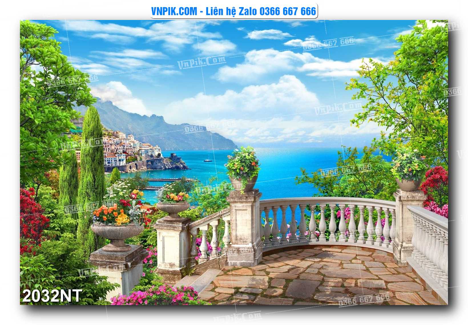 Tranh Trang Trí Phong Cảnh Nghệ Thuật Mã Số 2032NT