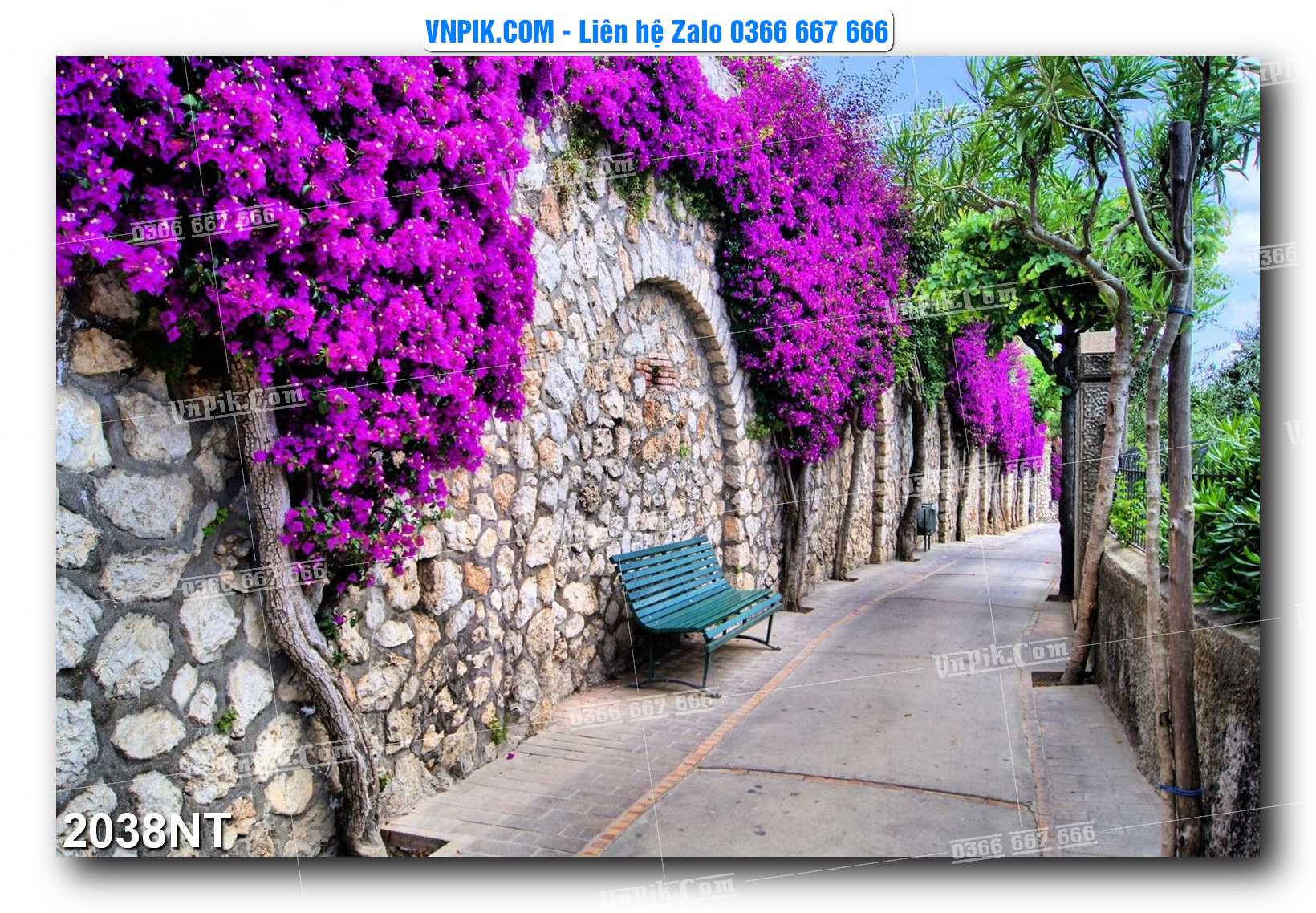 Tranh Trang Trí Phong Cảnh Nghệ Thuật Mã Số 2038NT