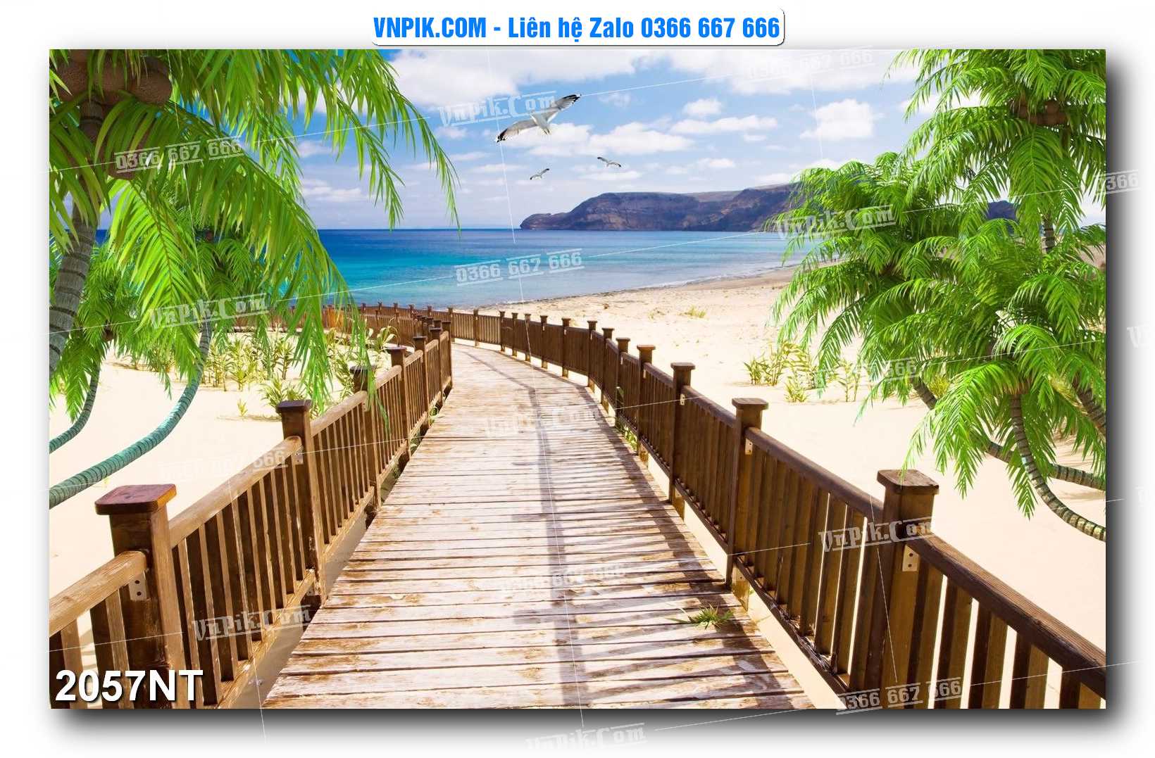 Tranh Trang Trí Phong Cảnh Nghệ Thuật Mã Số 2057NT