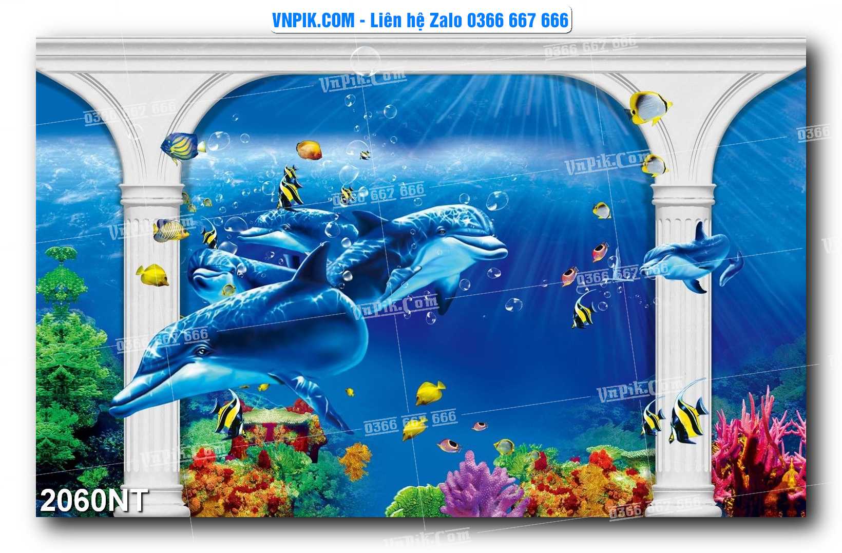 Tranh Trang Trí Phong Cảnh Nghệ Thuật Mã Số 2060NT