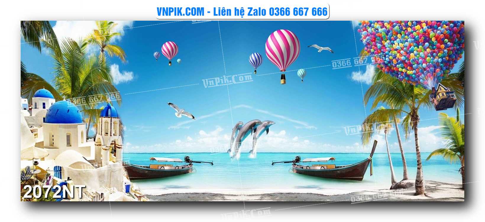 Tranh Trang Trí Phong Cảnh Nghệ Thuật Mã Số 2072NT