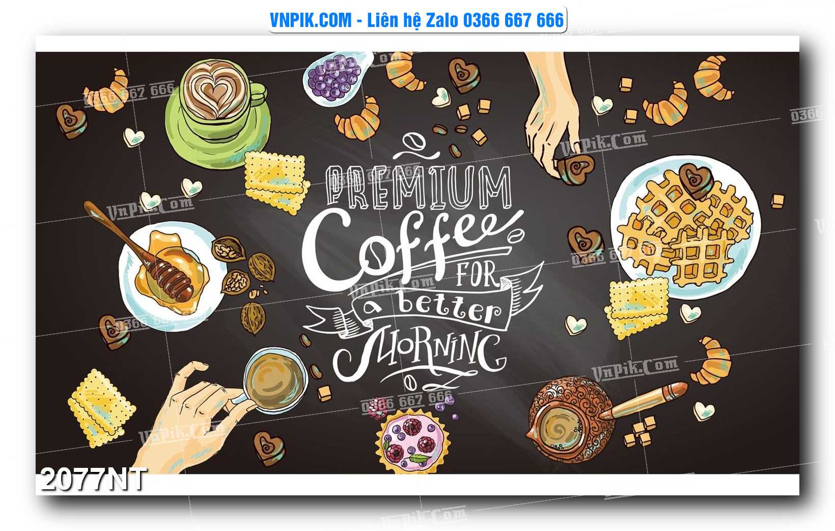 Tranh Trang Trí Phong Cảnh Nghệ Thuật Mã Số 2077NT