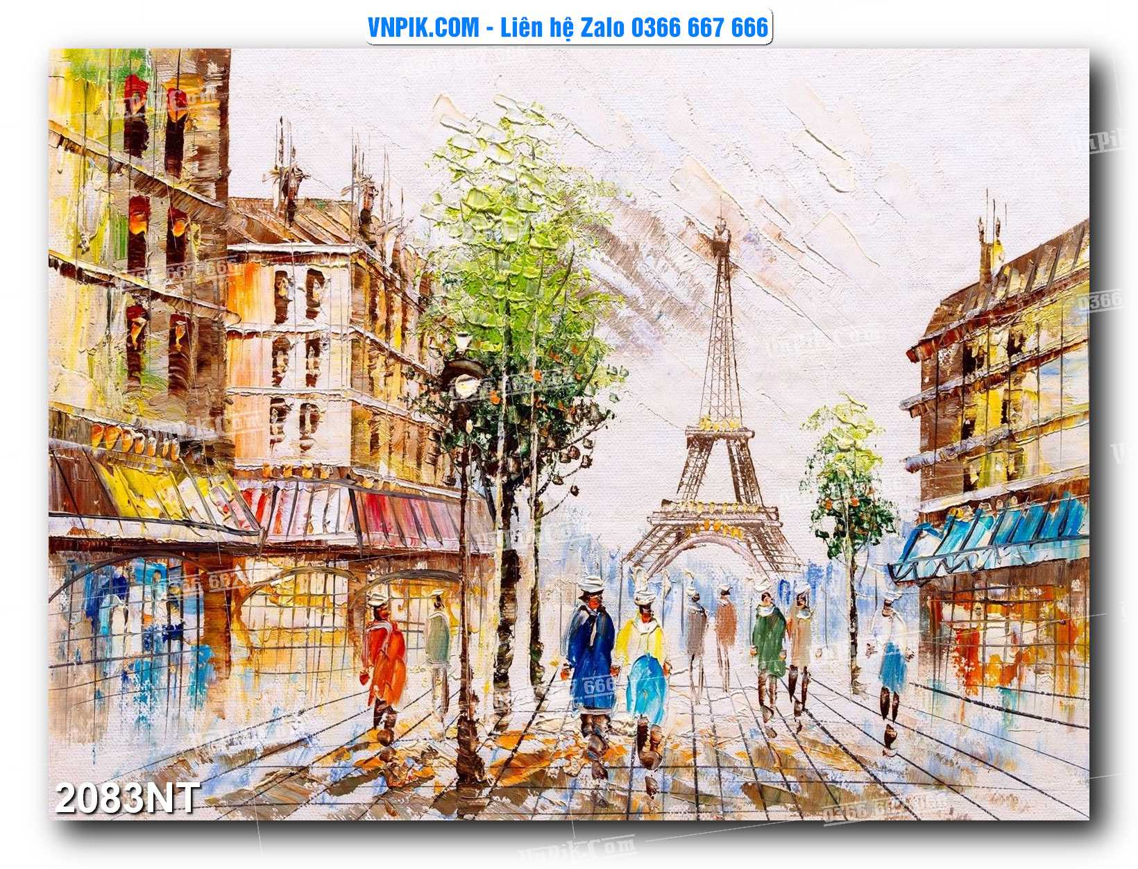 Tranh Trang Trí Phong Cảnh Nghệ Thuật Mã Số 2083NT