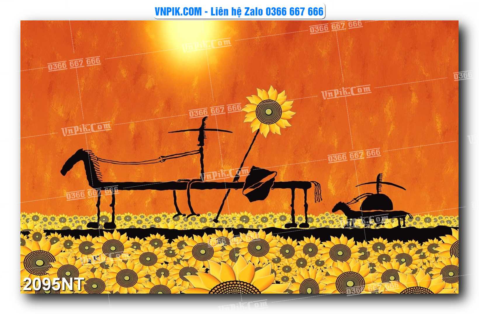 Tranh Trang Trí Phong Cảnh Nghệ Thuật Mã Số 2095NT