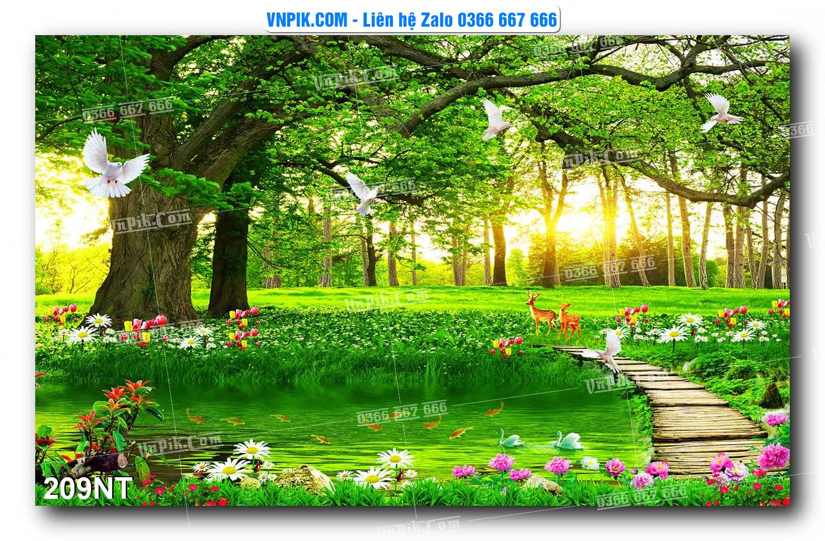 Tranh Trang Trí Phong Cảnh Nghệ Thuật Mã Số 209NT