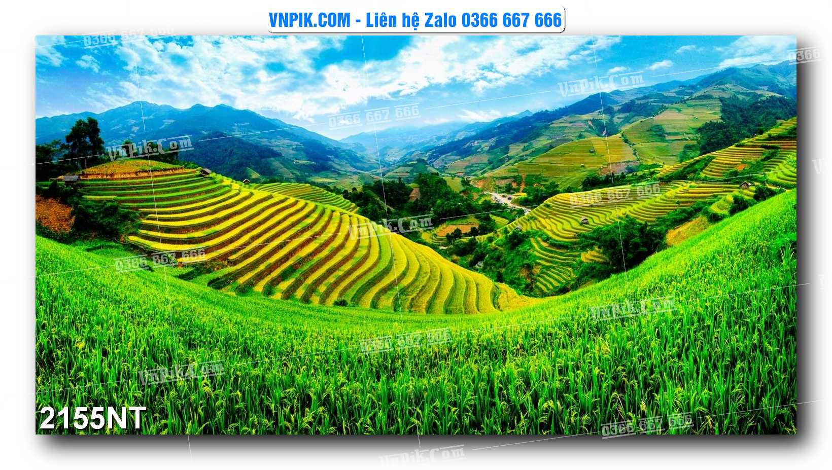 Tranh Trang Trí Phong Cảnh Nghệ Thuật Mã Số 2155NT