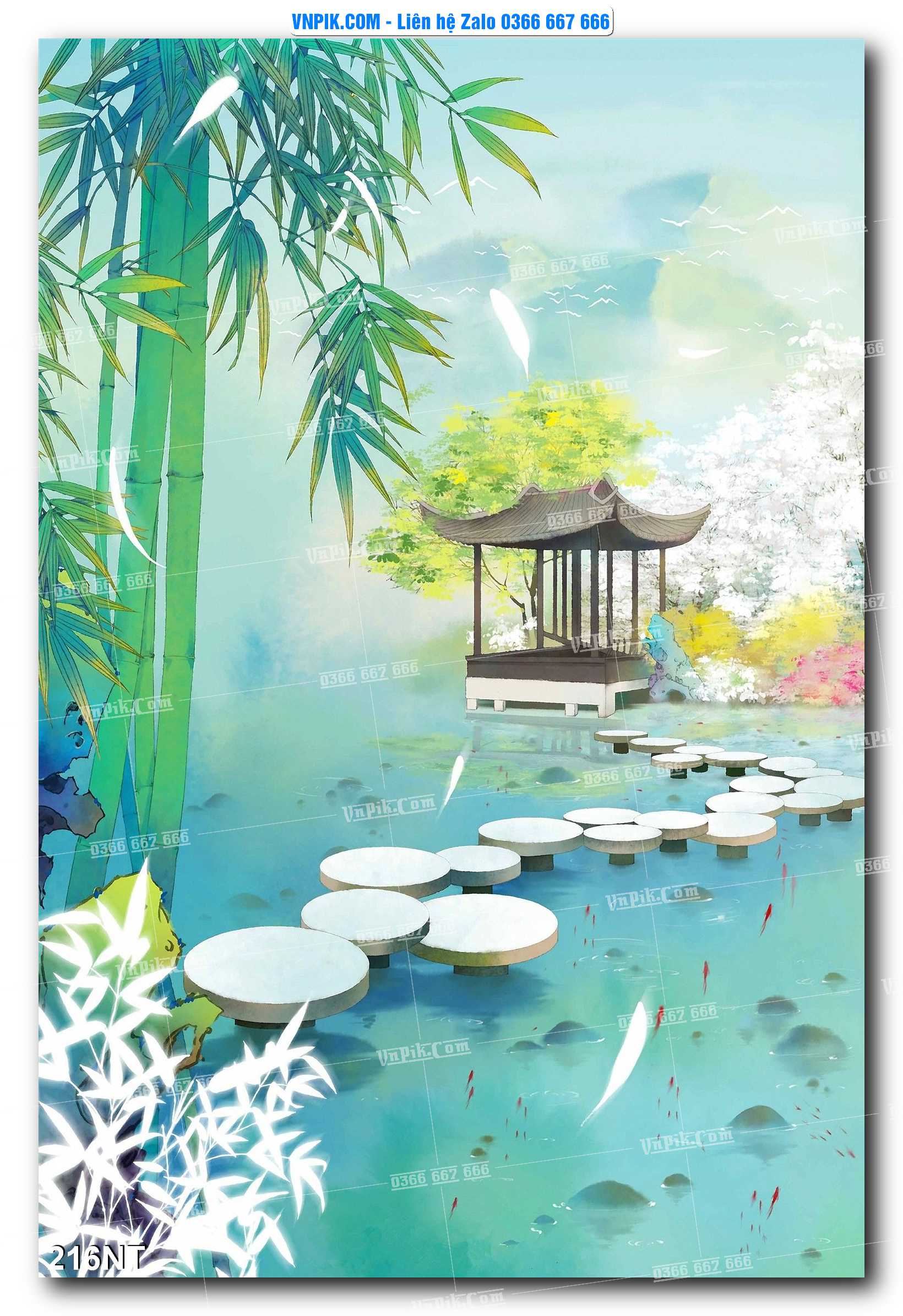 Tranh Trang Trí Phong Cảnh Nghệ Thuật Mã Số 216NT