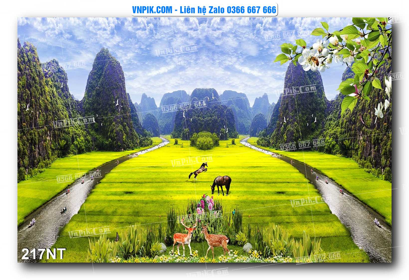 Tranh Trang Trí Phong Cảnh Nghệ Thuật Mã Số 217NT