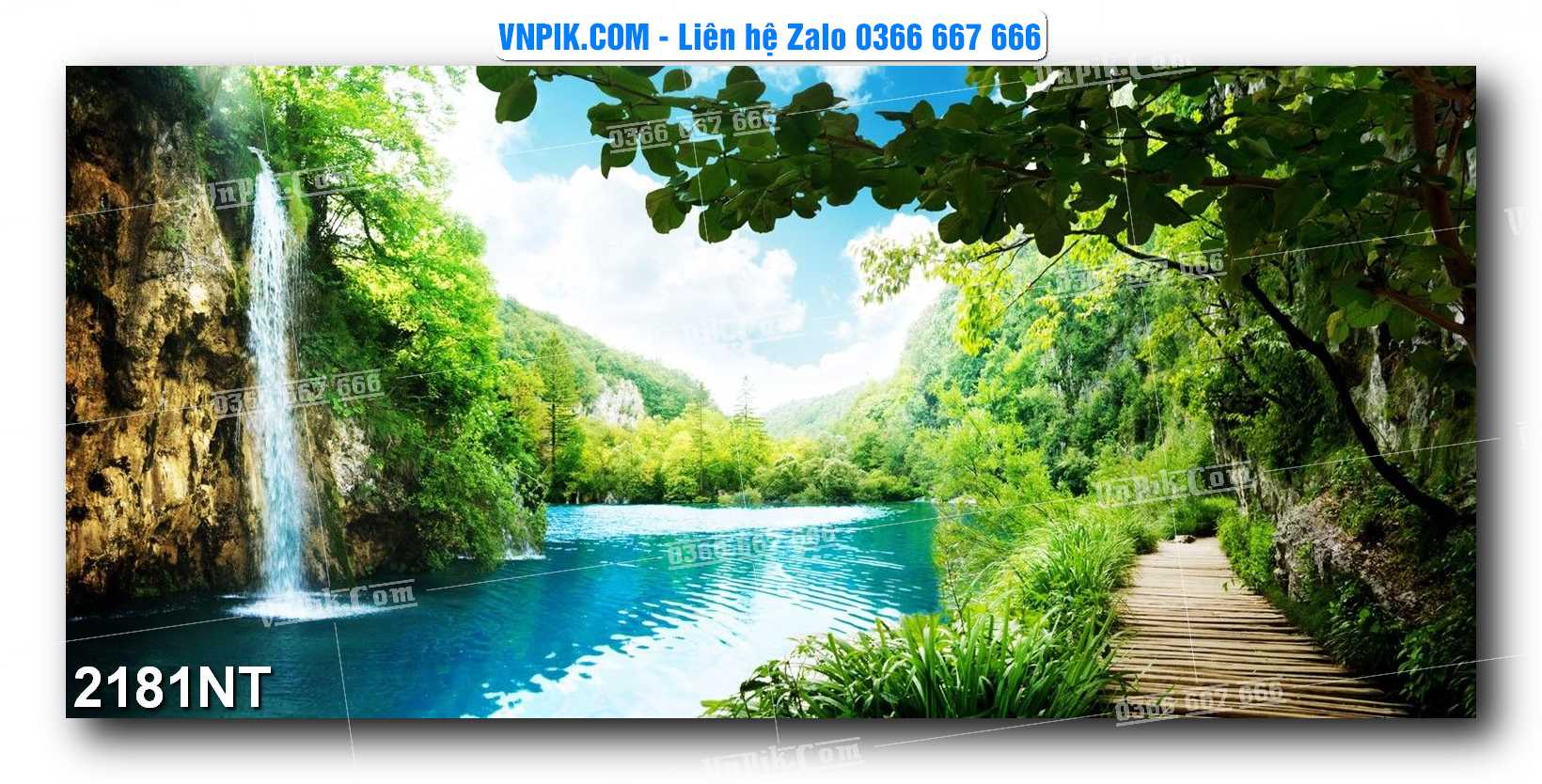 Tranh Trang Trí Phong Cảnh Nghệ Thuật Mã Số 2181NT