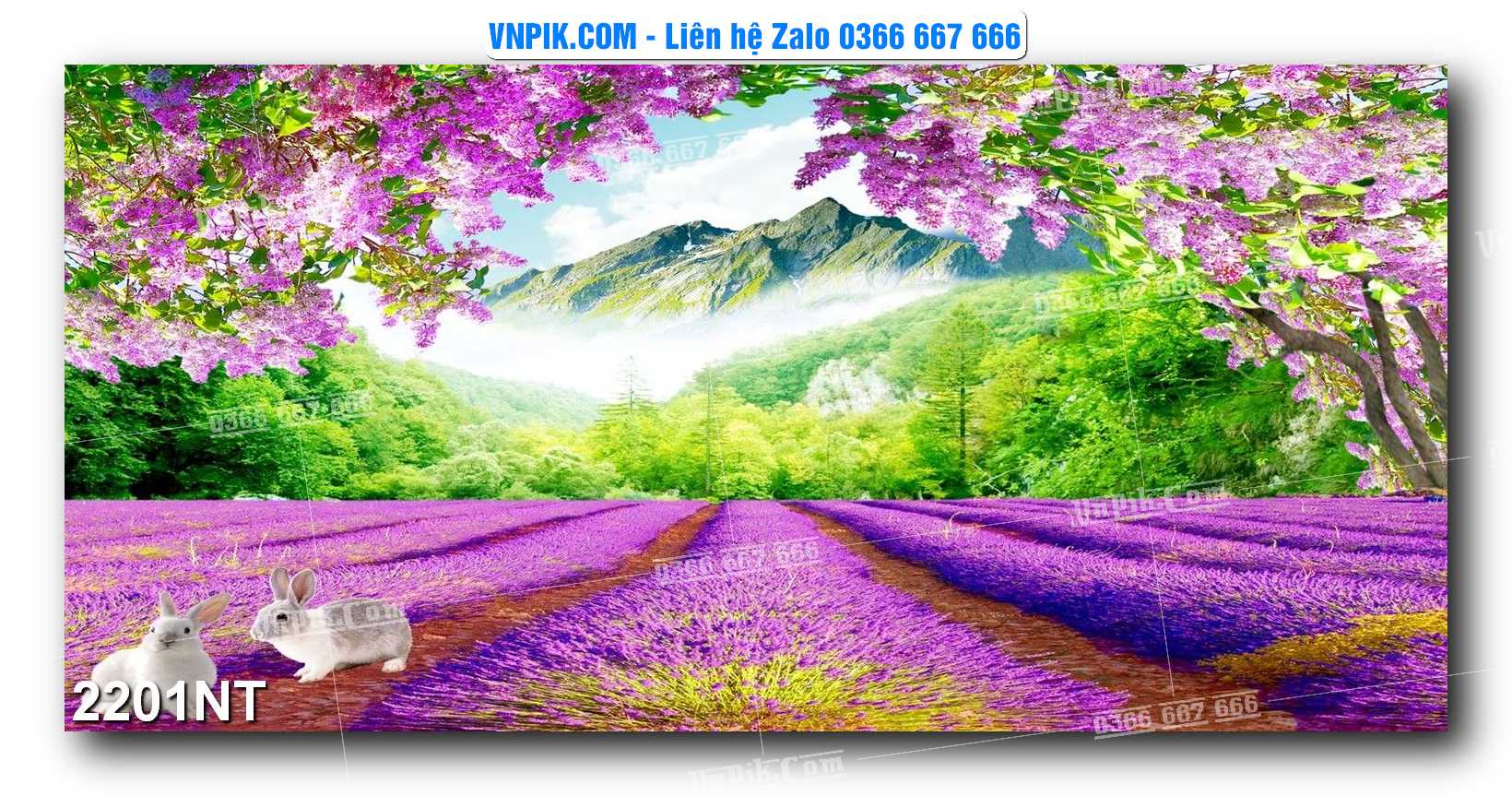 Tranh Trang Trí Phong Cảnh Nghệ Thuật Mã Số 2201NT