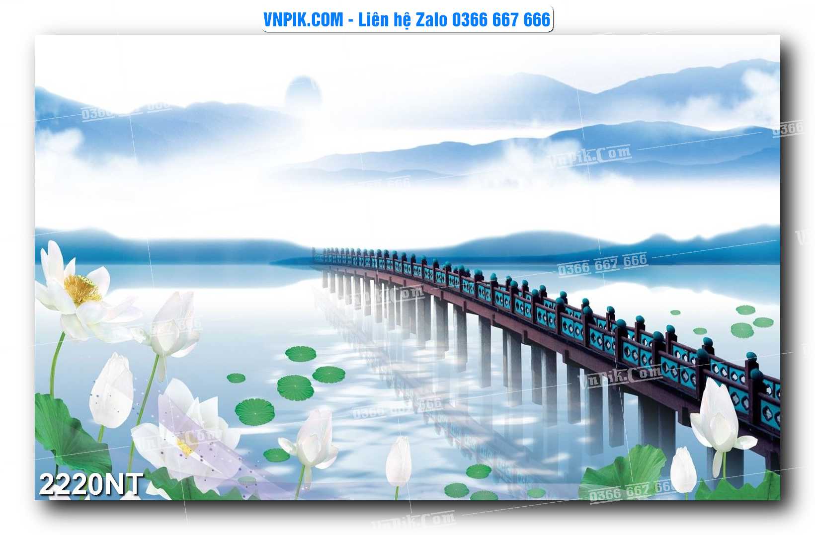 Tranh Trang Trí Phong Cảnh Nghệ Thuật Mã Số 2220NT