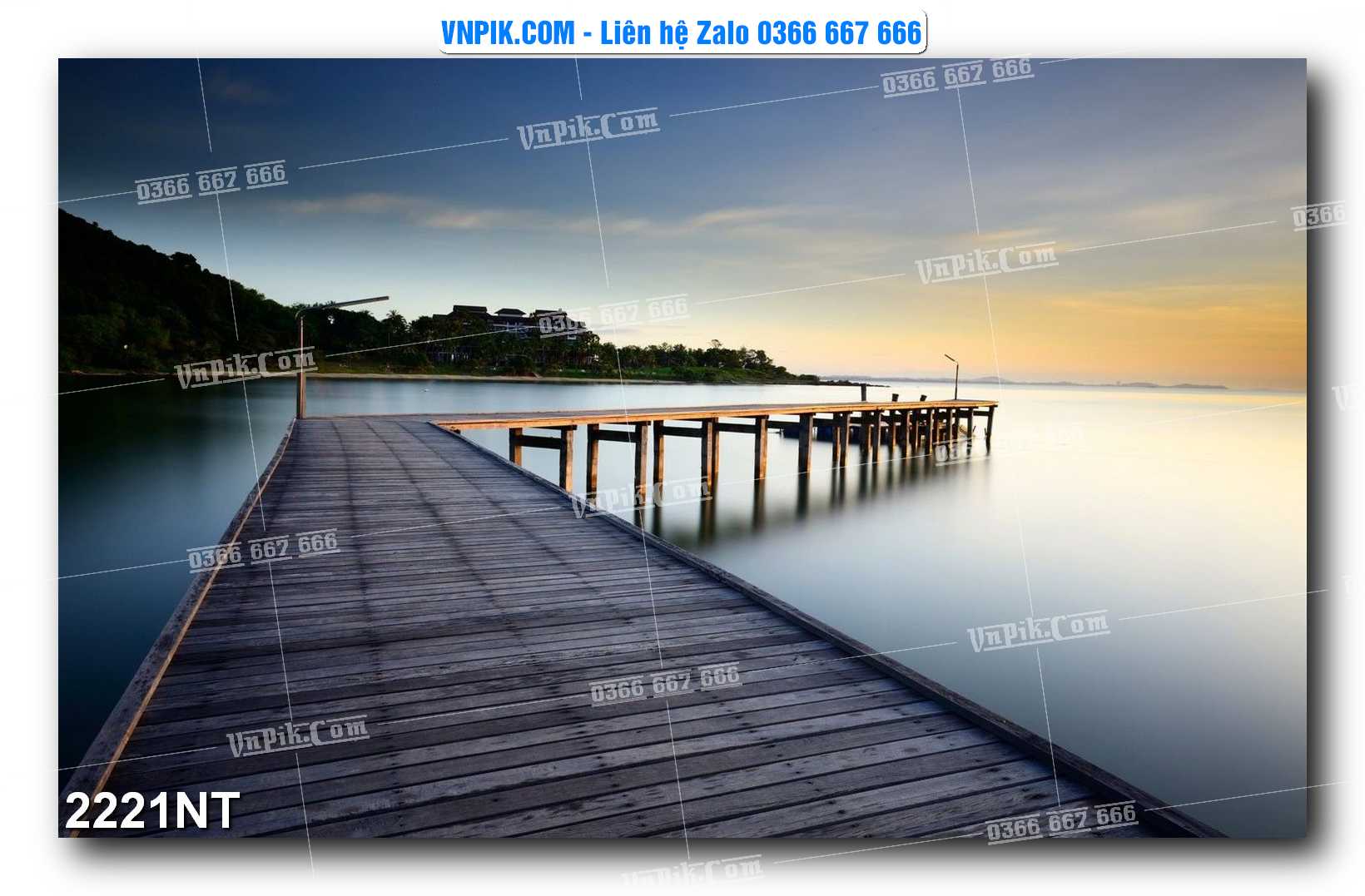 Tranh Trang Trí Phong Cảnh Nghệ Thuật Mã Số 2221NT