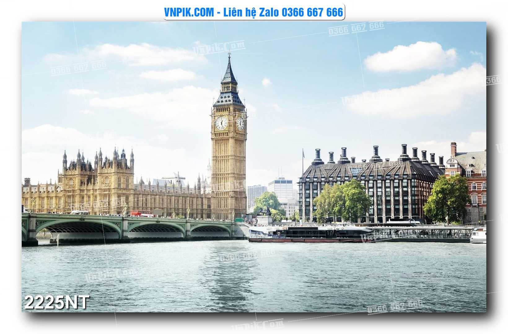 Tranh Trang Trí Phong Cảnh Nghệ Thuật Mã Số 2225NT