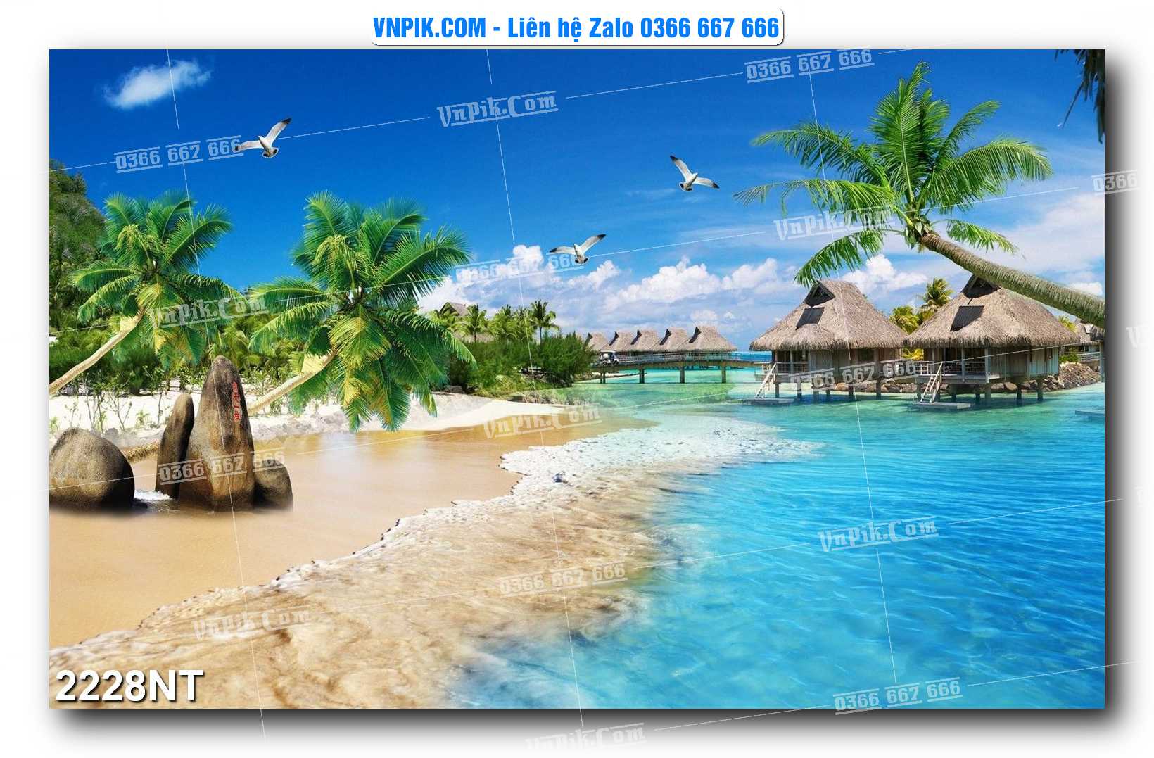 Tranh Trang Trí Phong Cảnh Nghệ Thuật Mã Số 2228NT