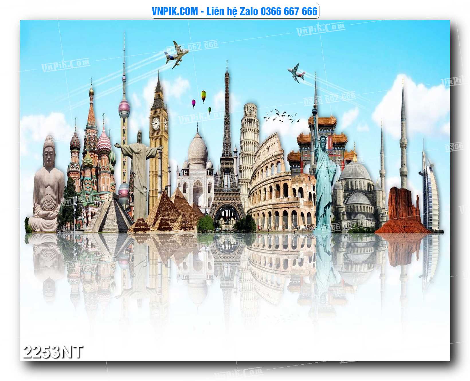 Tranh Trang Trí Phong Cảnh Nghệ Thuật Mã Số 2253NT