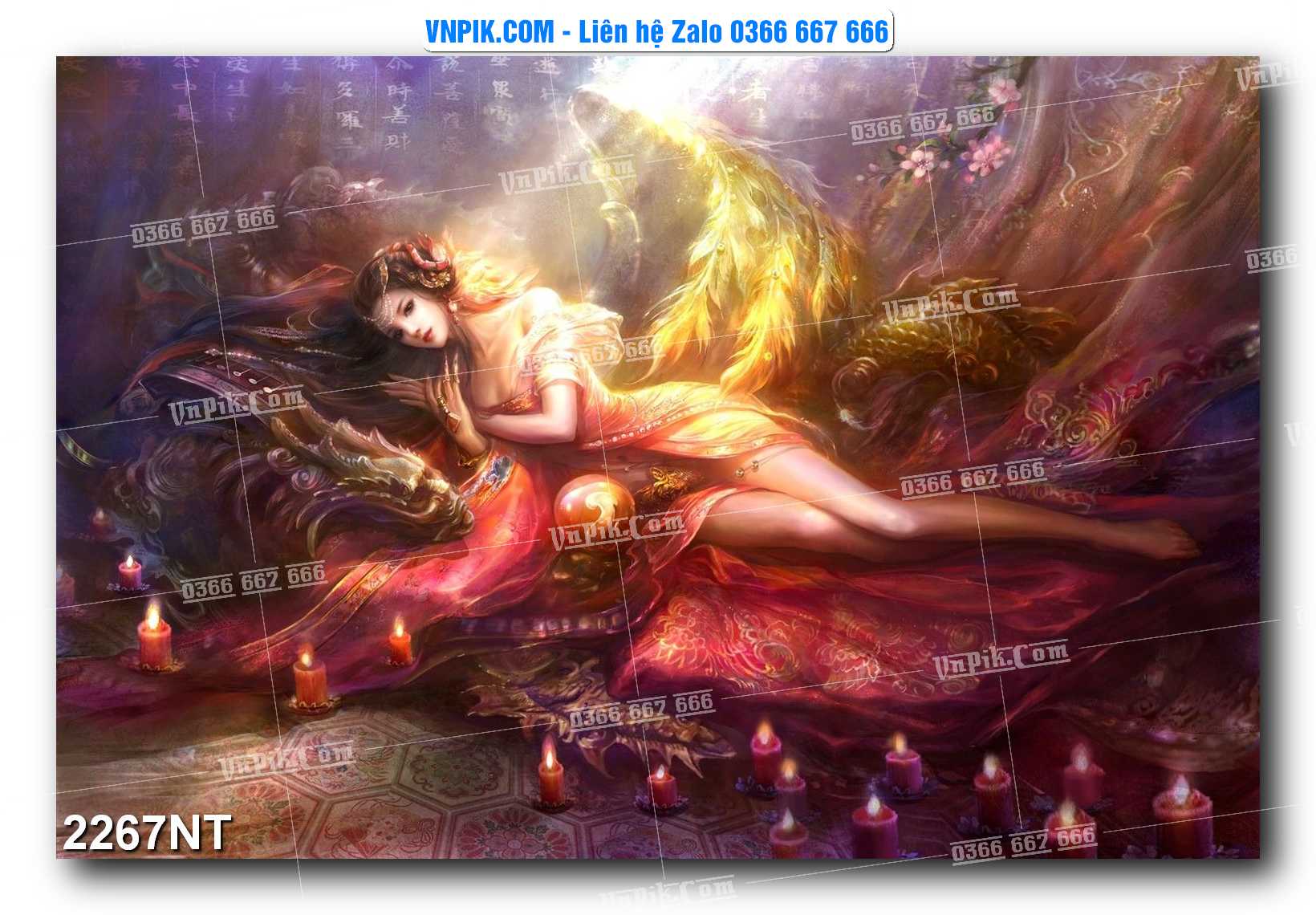Tranh Trang Trí Phong Cảnh Nghệ Thuật Mã Số 2267NT