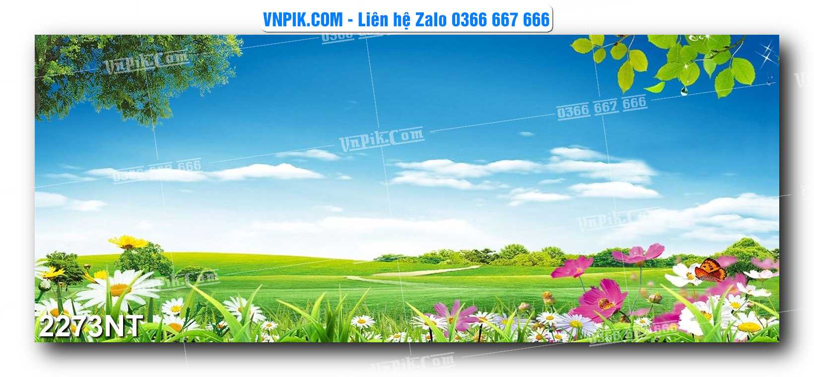 Tranh Trang Trí Phong Cảnh Nghệ Thuật Mã Số 2273NT