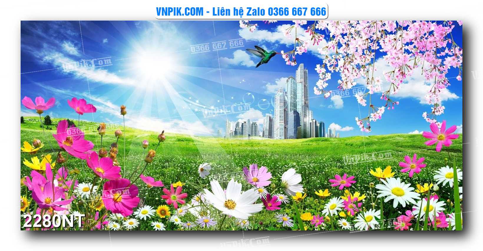 Tranh Trang Trí Phong Cảnh Nghệ Thuật Mã Số 2280NT