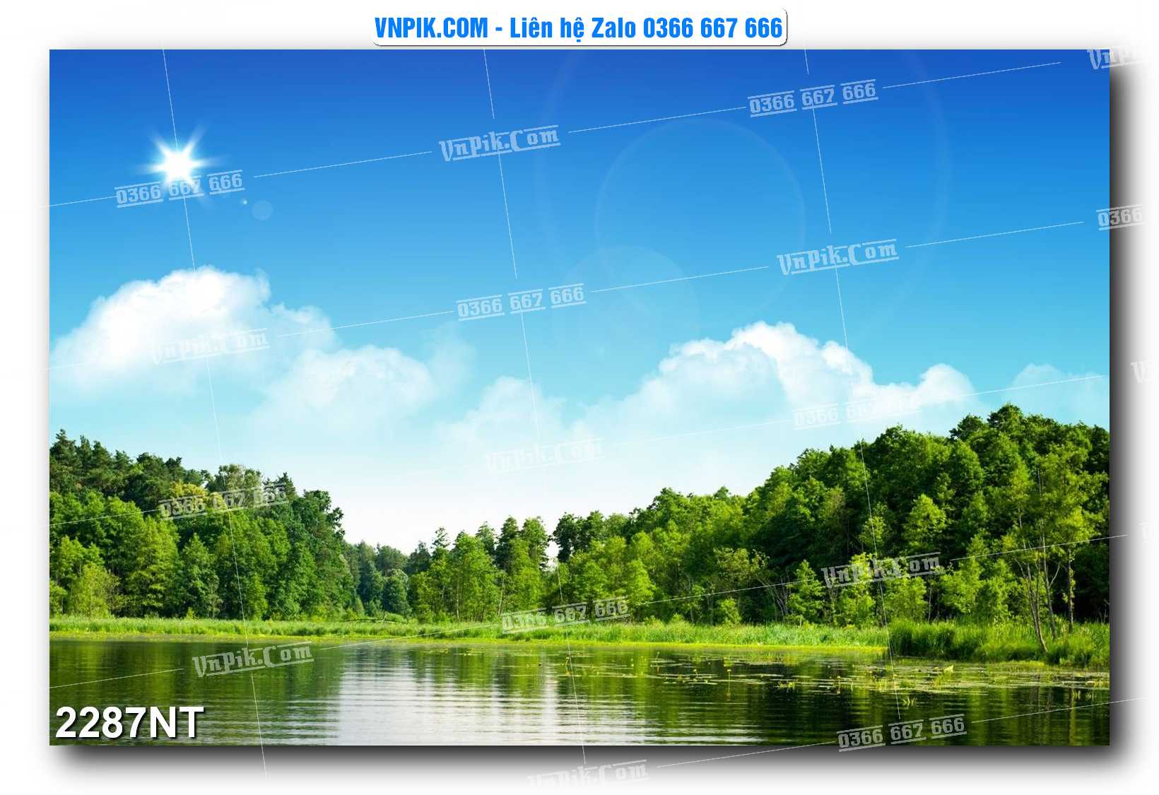 Tranh Trang Trí Phong Cảnh Nghệ Thuật Mã Số 2287NT