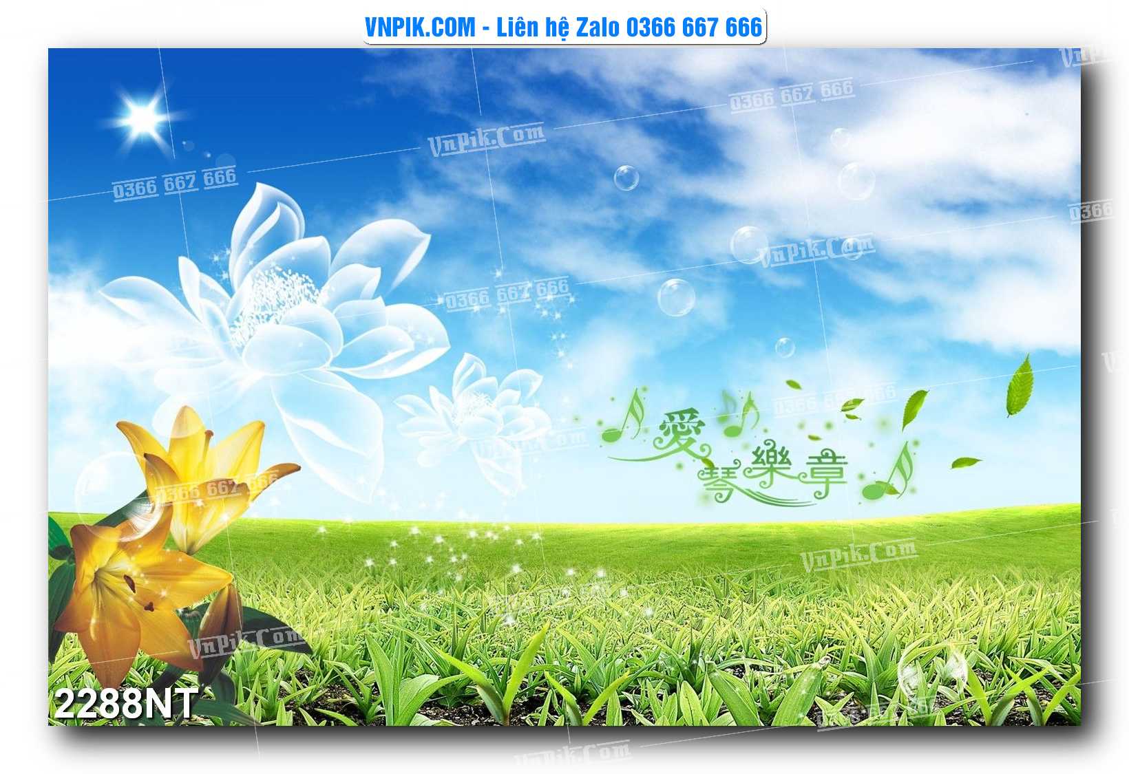 Tranh Trang Trí Phong Cảnh Nghệ Thuật Mã Số 2288NT