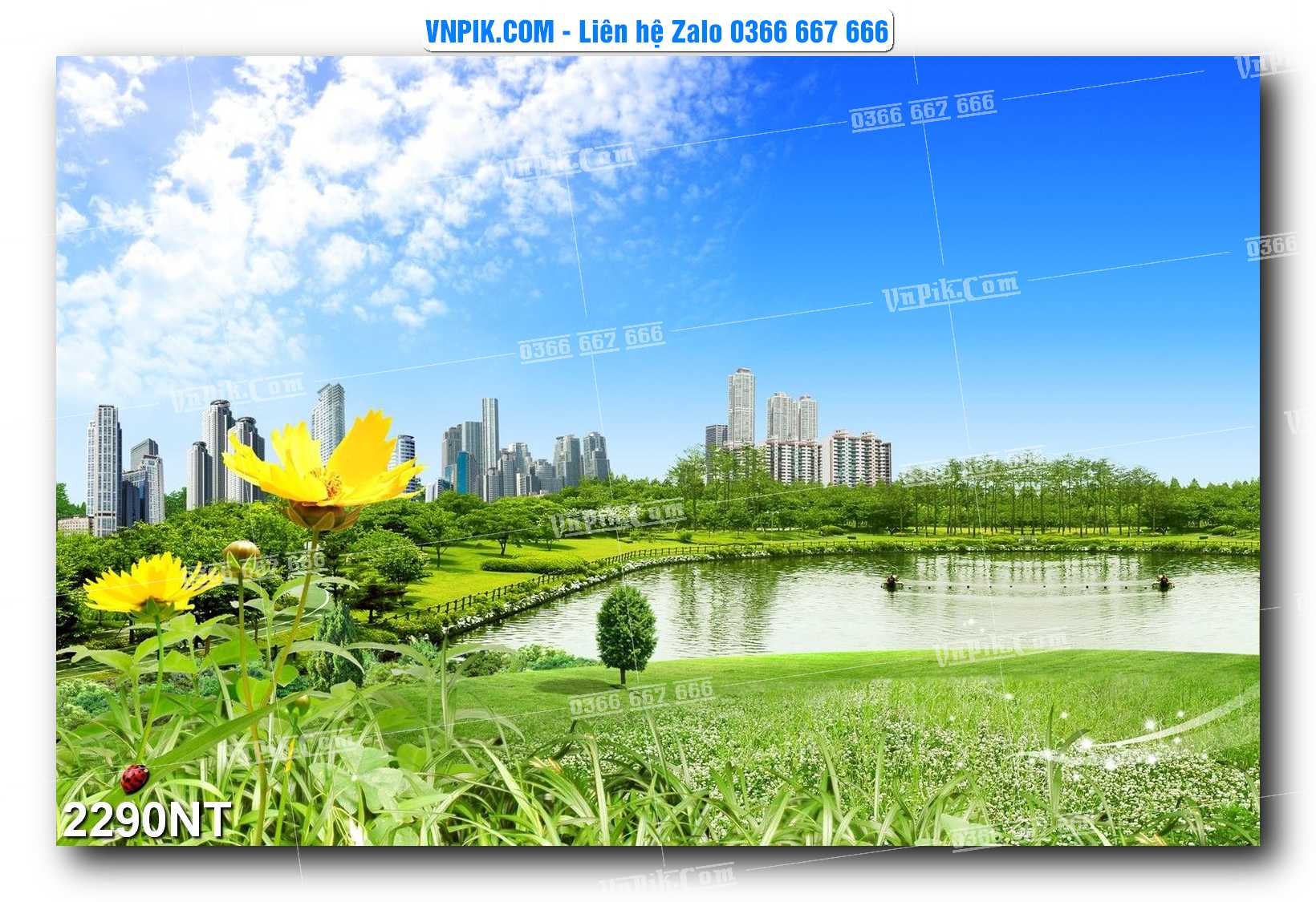Tranh Trang Trí Phong Cảnh Nghệ Thuật Mã Số 2290NT