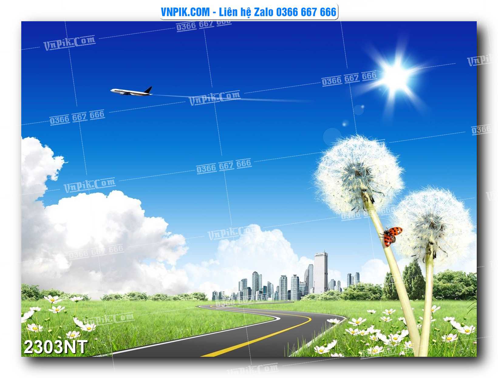Tranh Trang Trí Phong Cảnh Nghệ Thuật Mã Số 2303NT