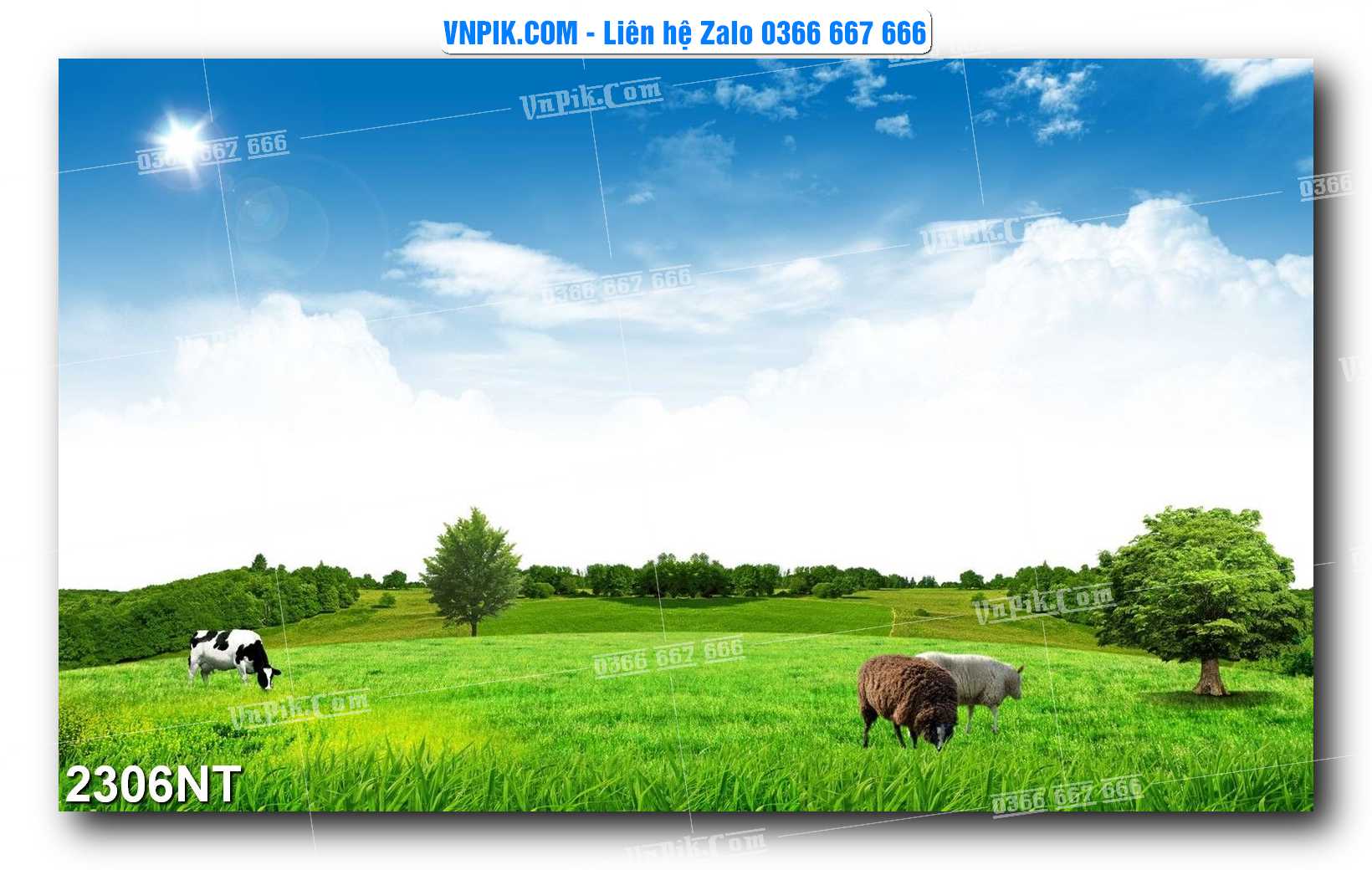Tranh Trang Trí Phong Cảnh Nghệ Thuật Mã Số 2306NT