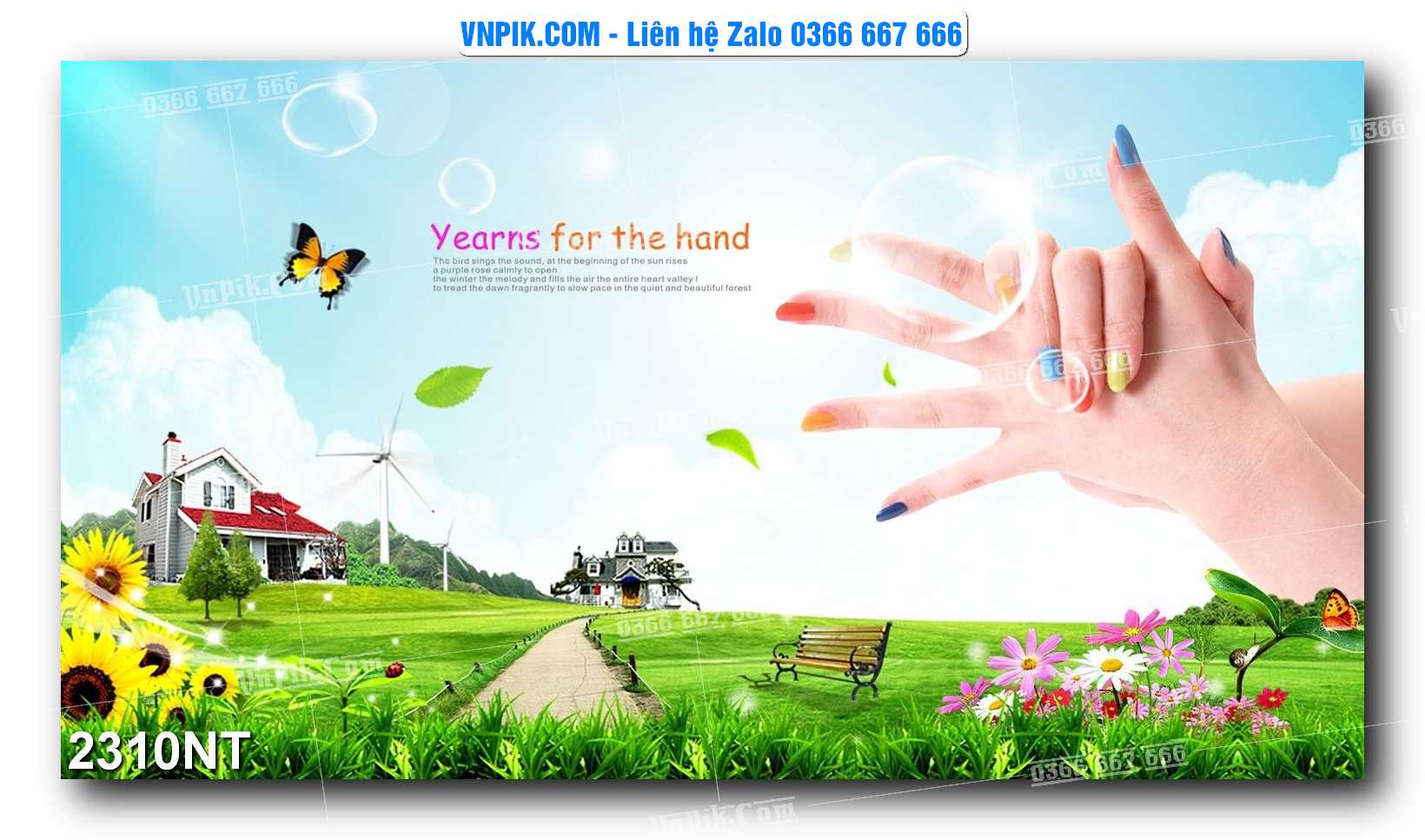 Tranh Trang Trí Phong Cảnh Nghệ Thuật Mã Số 2310NT