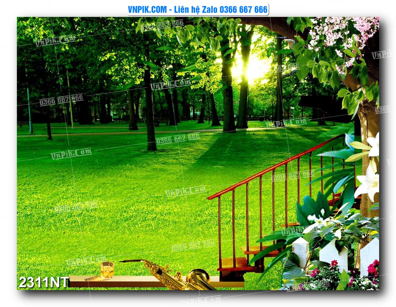 Tranh Trang Trí Phong Cảnh Nghệ Thuật Mã Số 2311NT