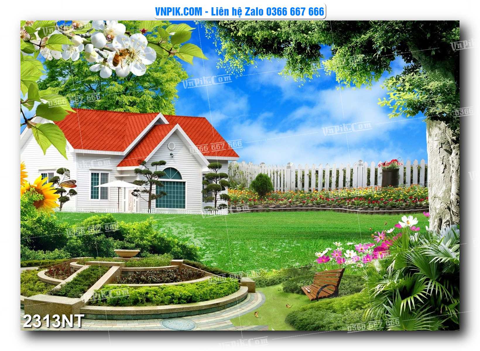 Tranh Trang Trí Phong Cảnh Nghệ Thuật Mã Số 2313NT