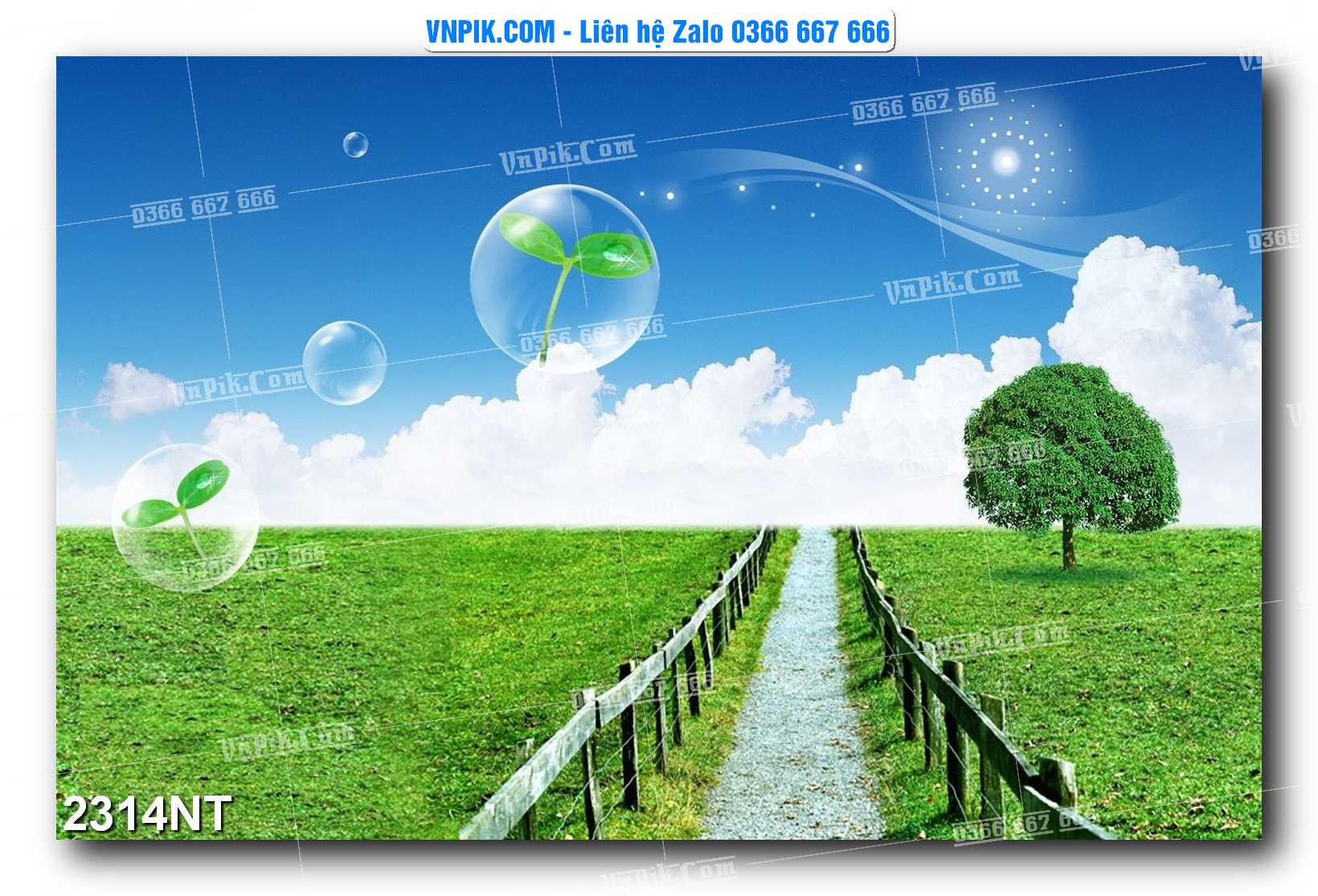 Tranh Trang Trí Phong Cảnh Nghệ Thuật Mã Số 2314NT