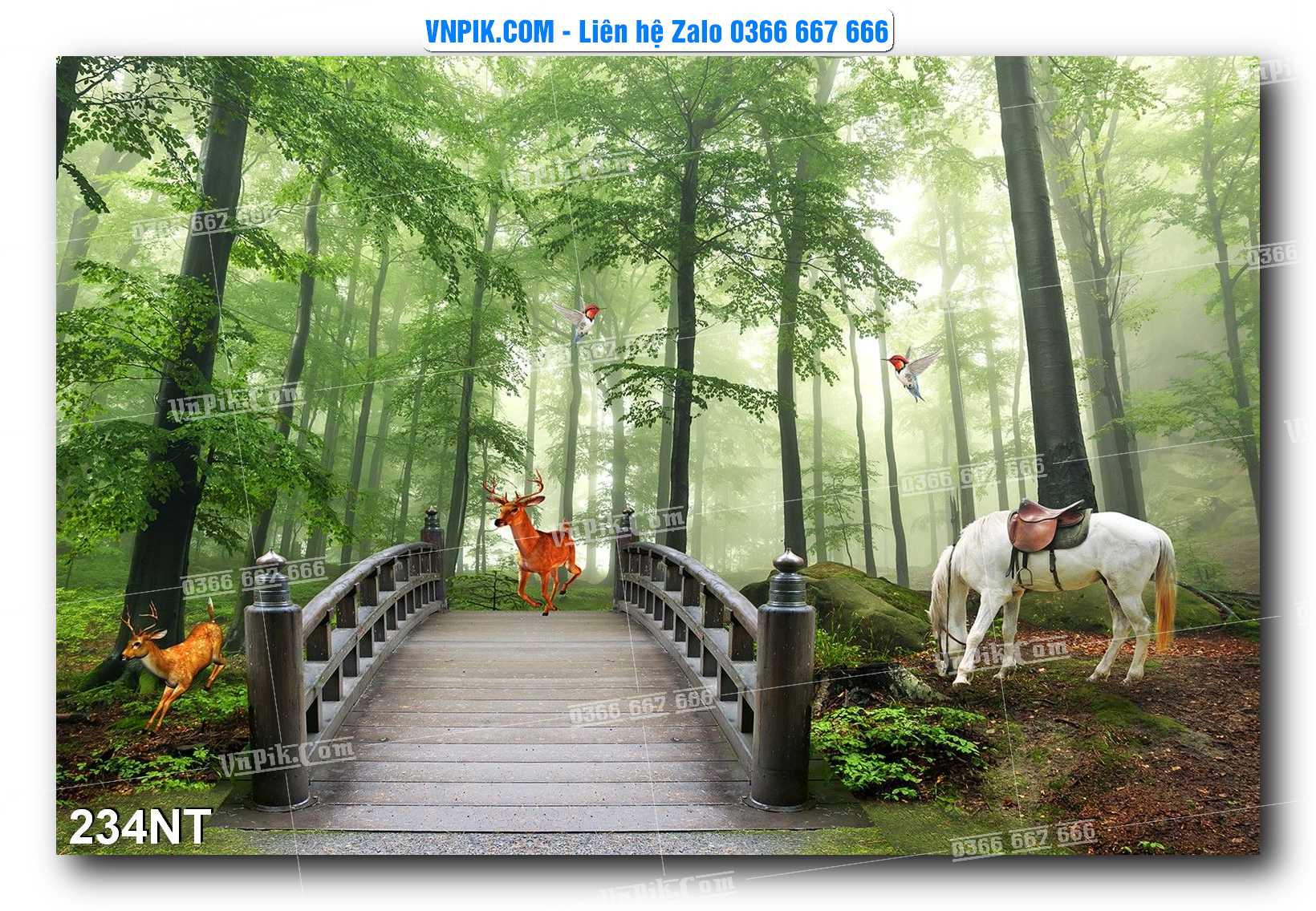 Tranh Trang Trí Phong Cảnh Nghệ Thuật Mã Số 234NT