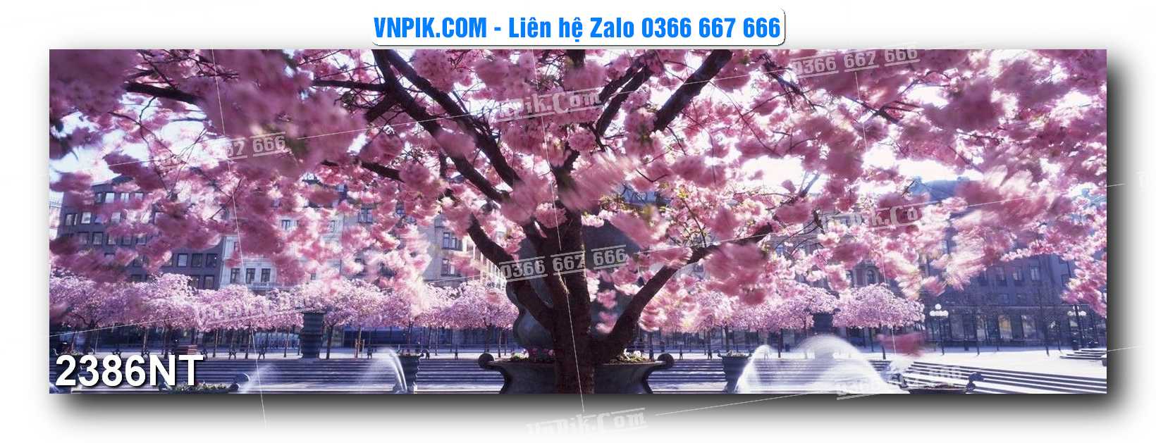 Tranh Trang Trí Phong Cảnh Nghệ Thuật Mã Số 2386NT