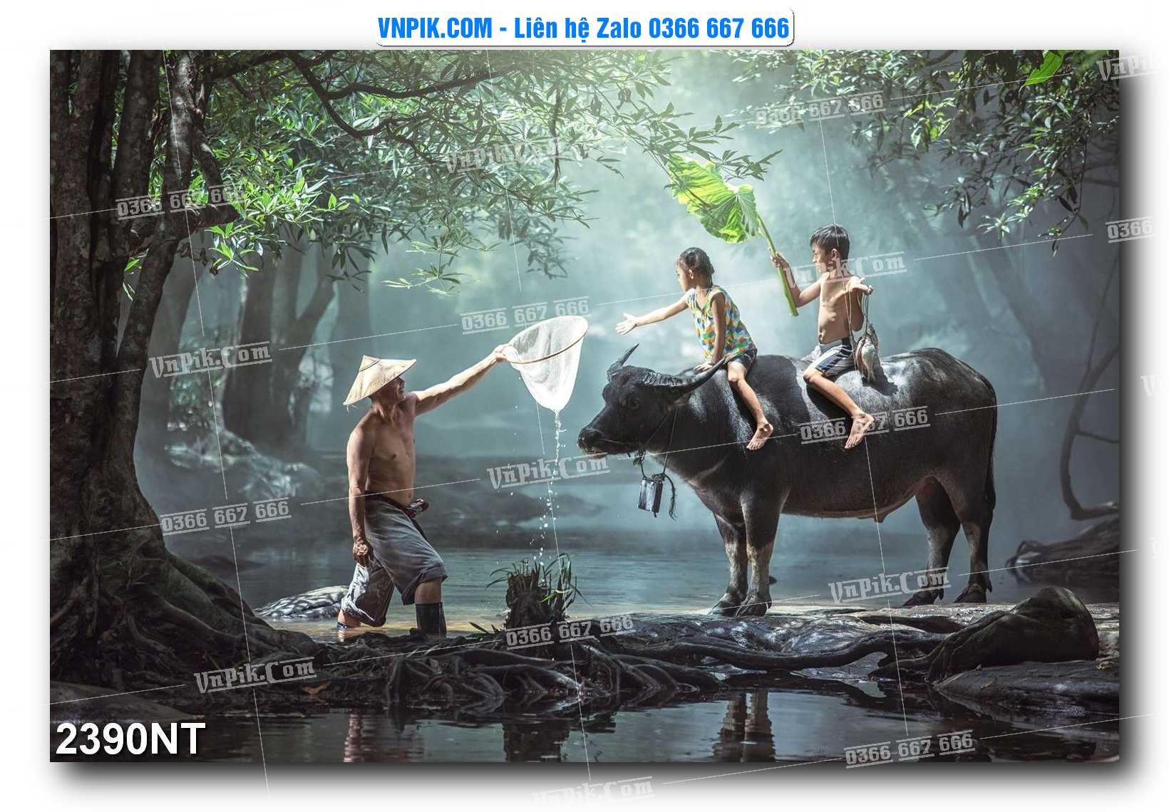 Tranh Trang Trí Phong Cảnh Nghệ Thuật Mã Số 2390NT