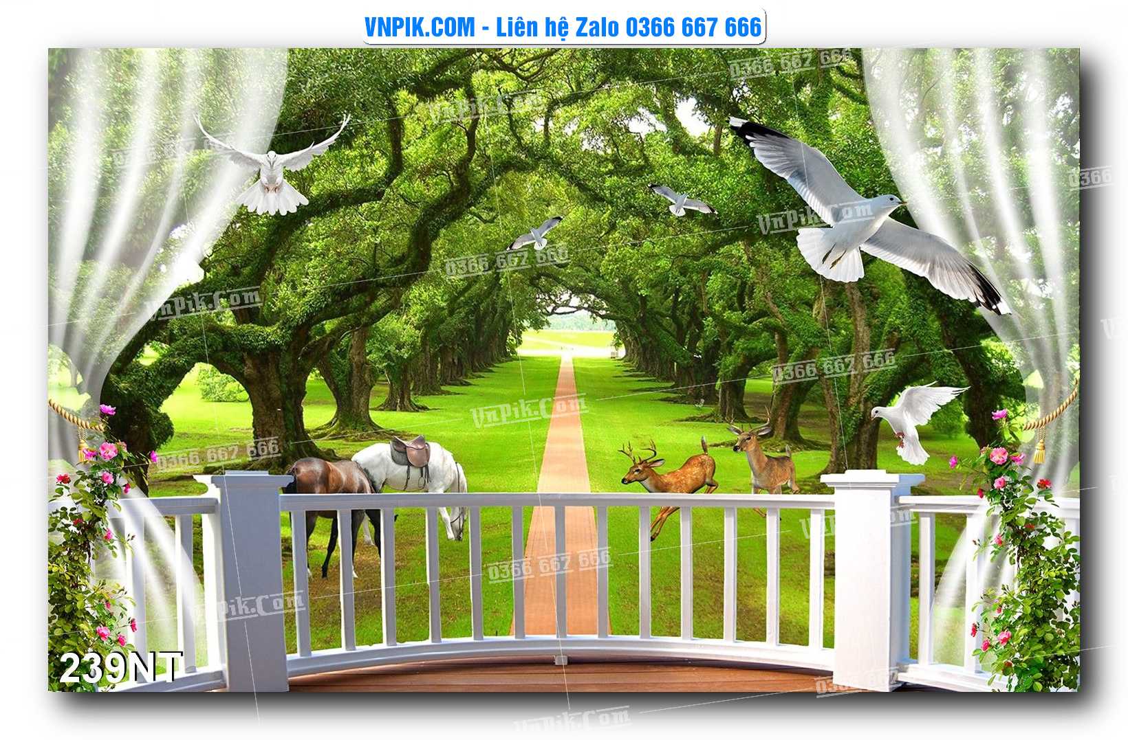 Tranh Trang Trí Phong Cảnh Nghệ Thuật Mã Số 239NT