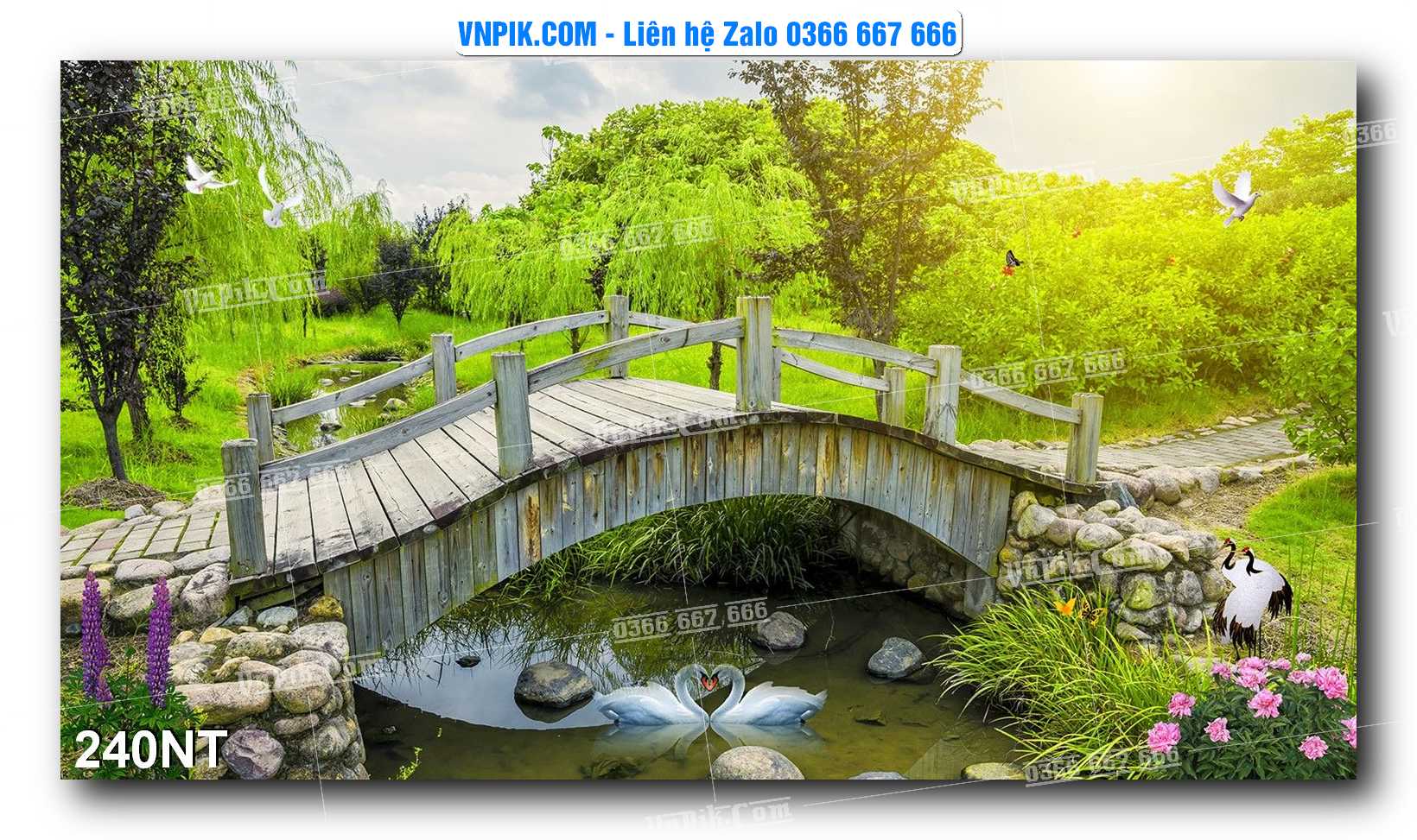 Tranh Trang Trí Phong Cảnh Nghệ Thuật Mã Số 240NT