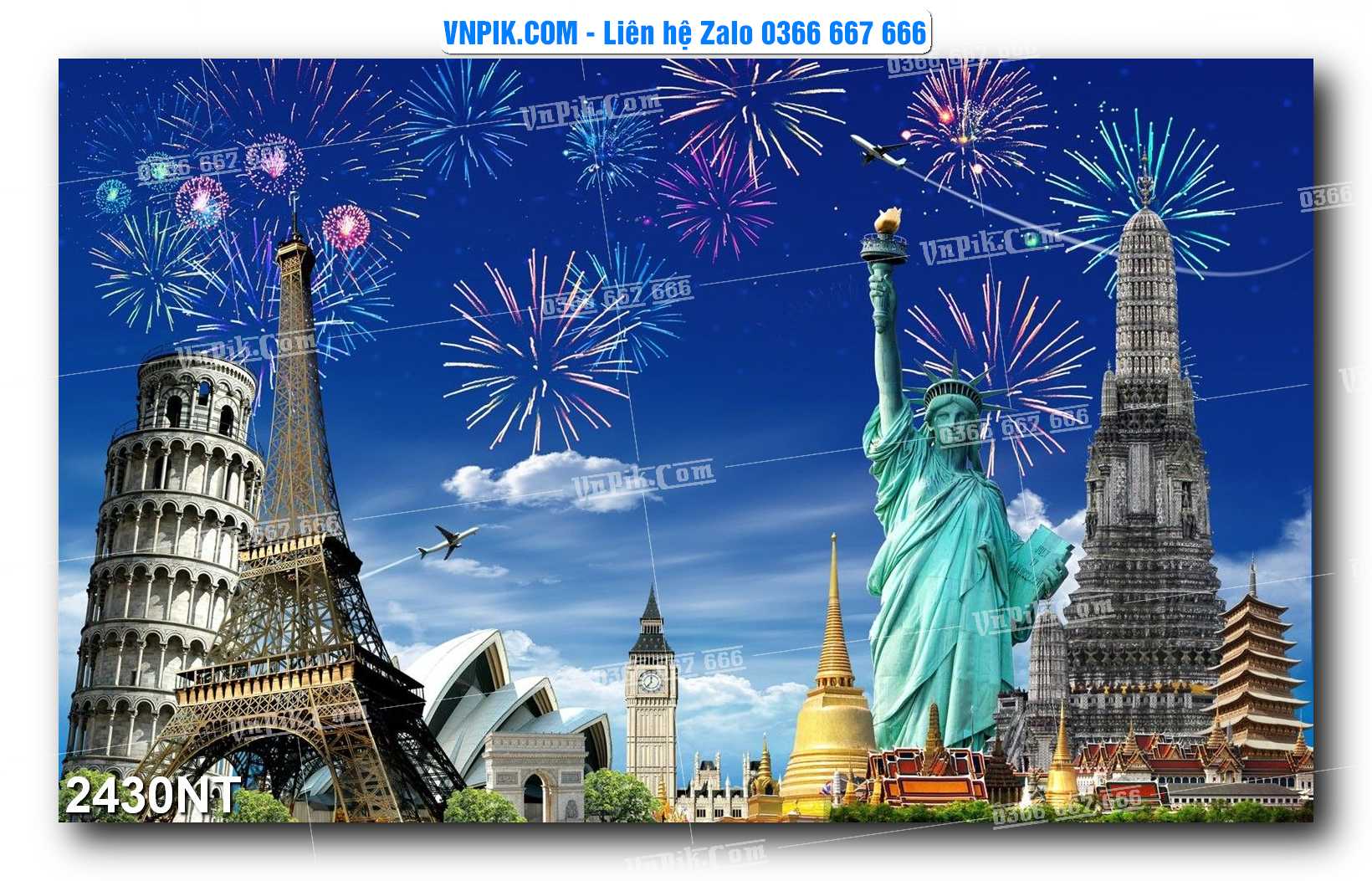 Tranh Trang Trí Phong Cảnh Nghệ Thuật Mã Số 2430NT