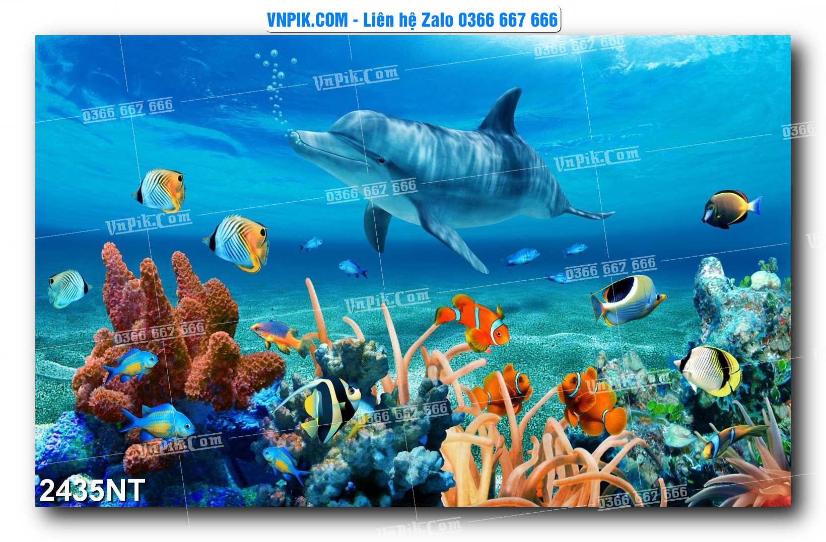 Tranh Trang Trí Phong Cảnh Nghệ Thuật Mã Số 2435NT