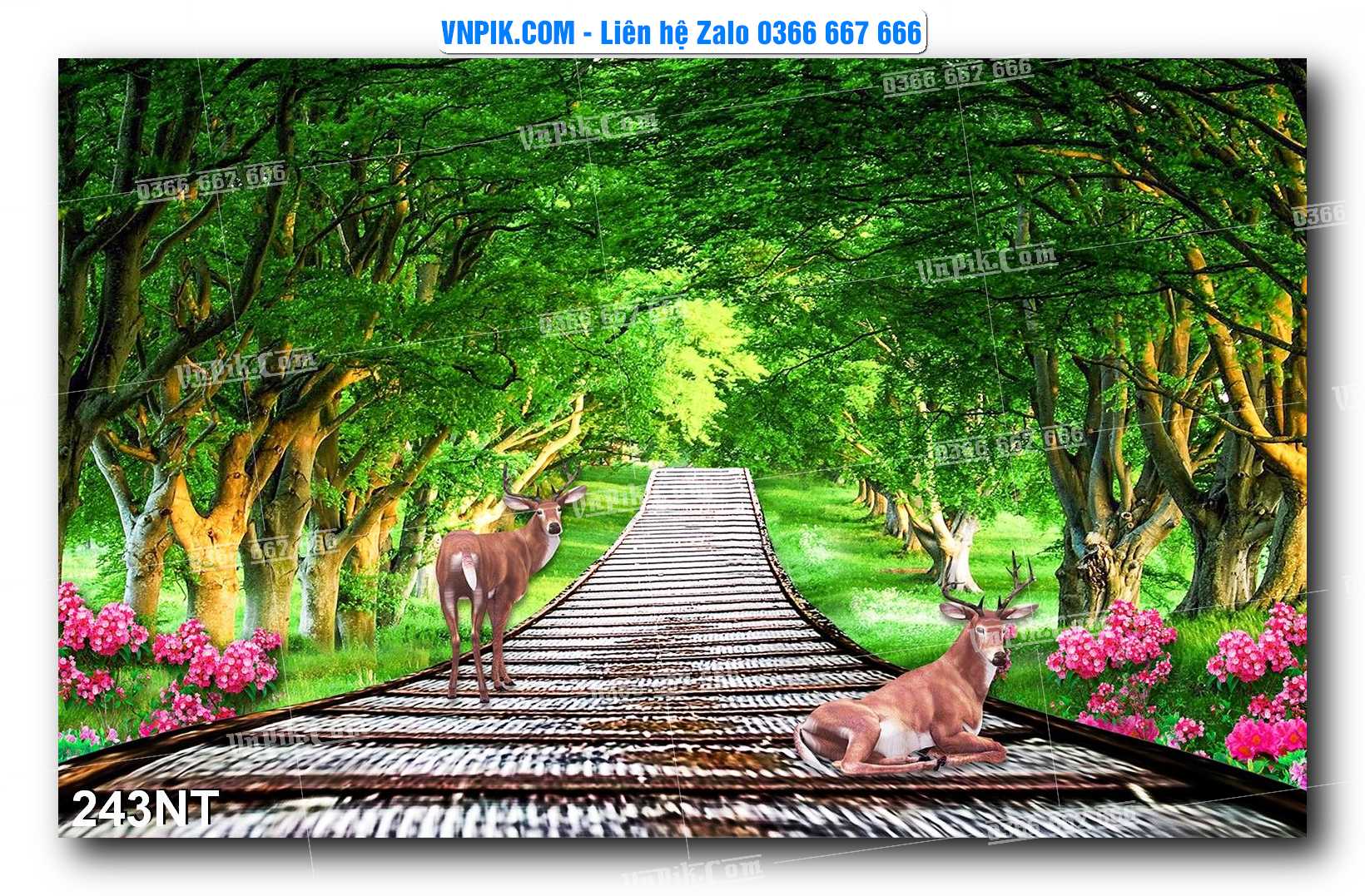 Tranh Trang Trí Phong Cảnh Nghệ Thuật Mã Số 243NT