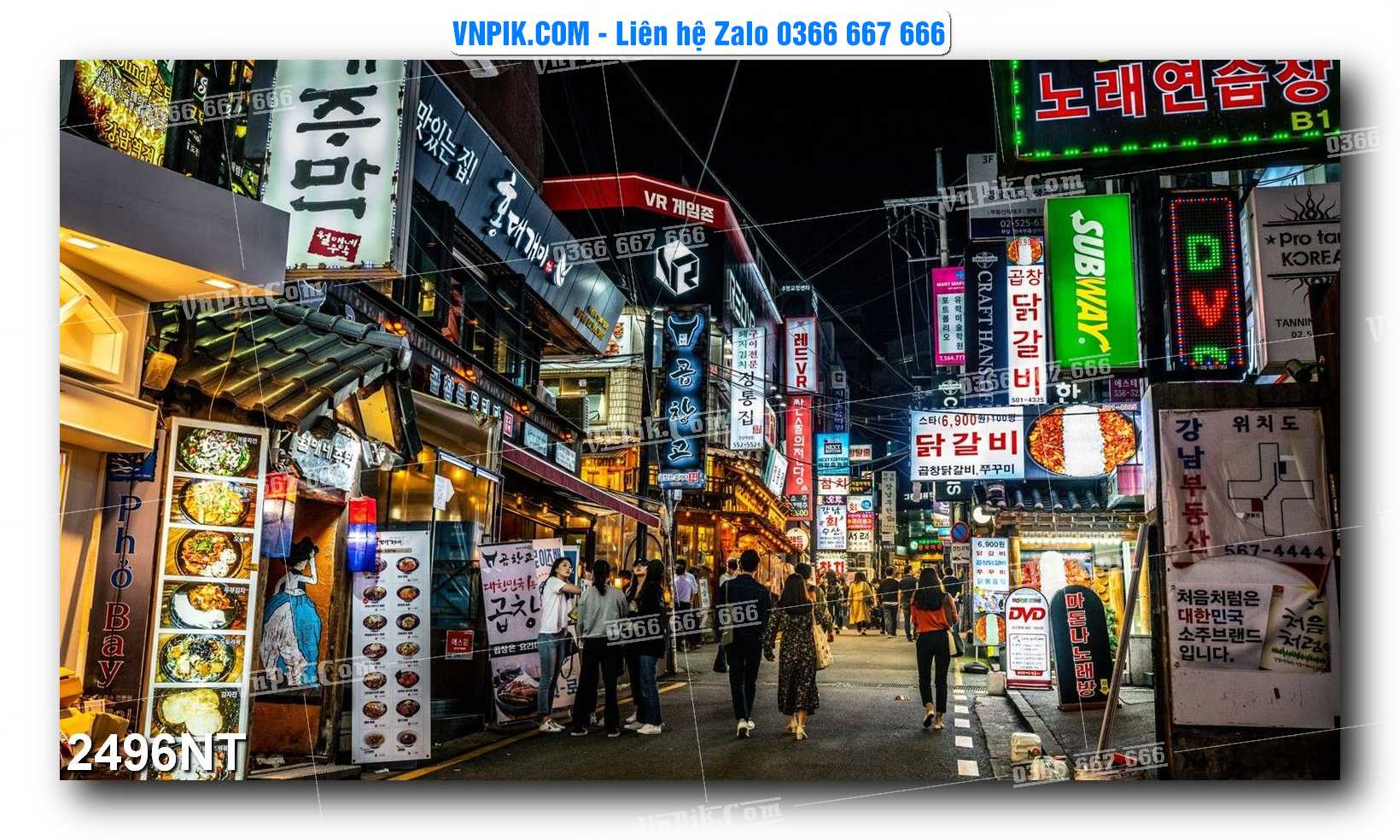 Tranh Trang Trí Phong Cảnh Nghệ Thuật Mã Số 2496NT