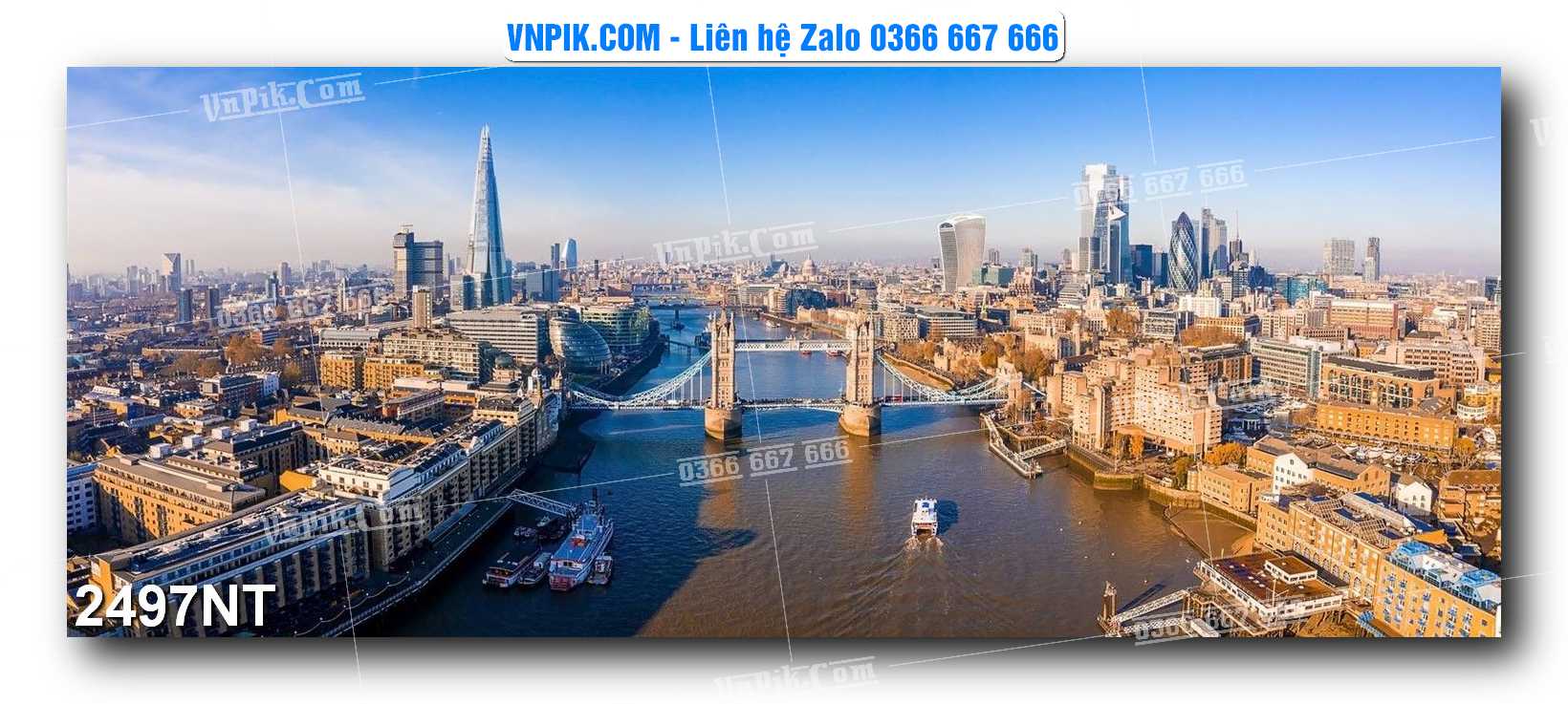 Tranh Trang Trí Phong Cảnh Nghệ Thuật Mã Số 2497NT
