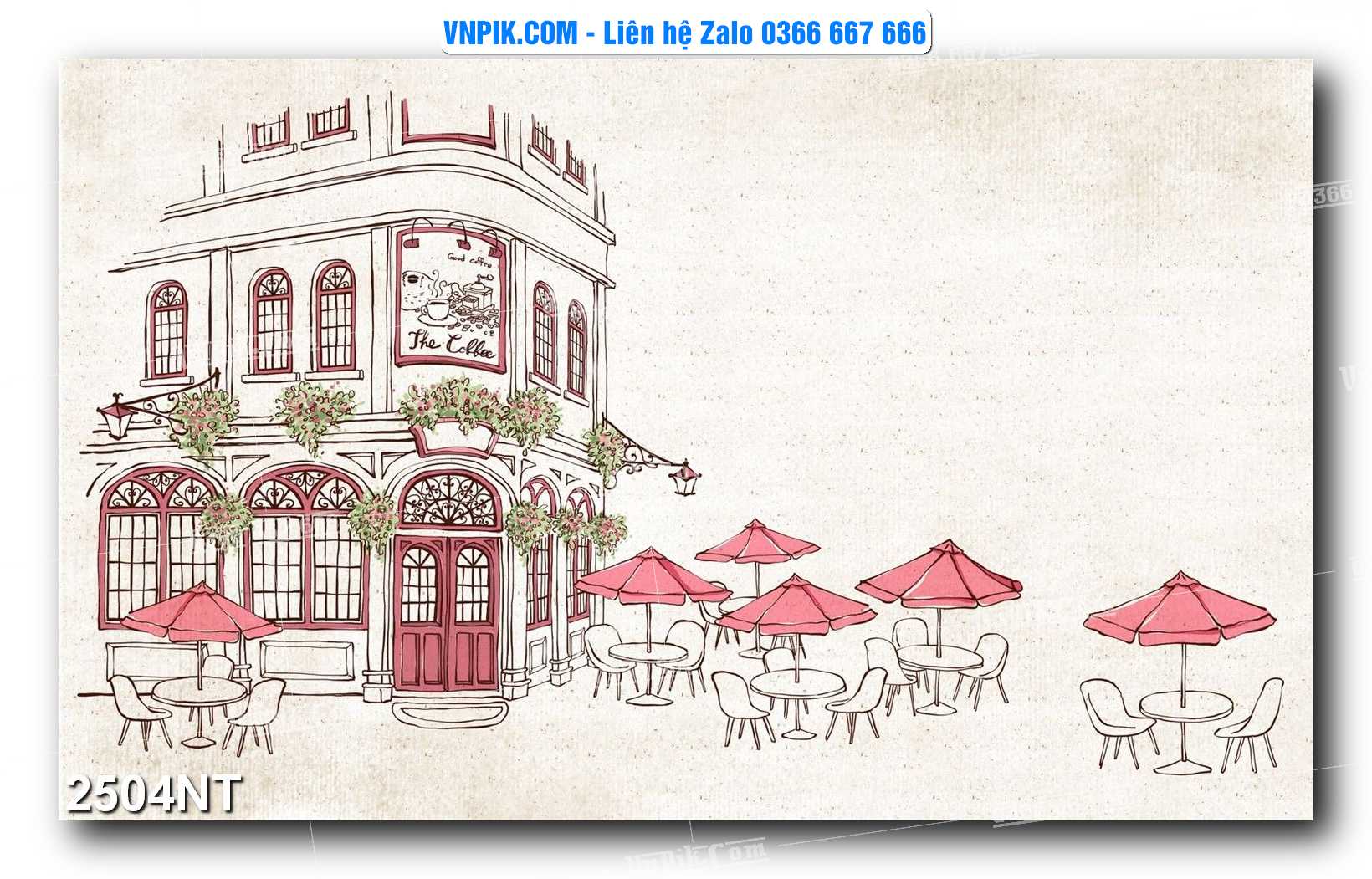 Tranh Trang Trí Phong Cảnh Nghệ Thuật Mã Số 2504NT