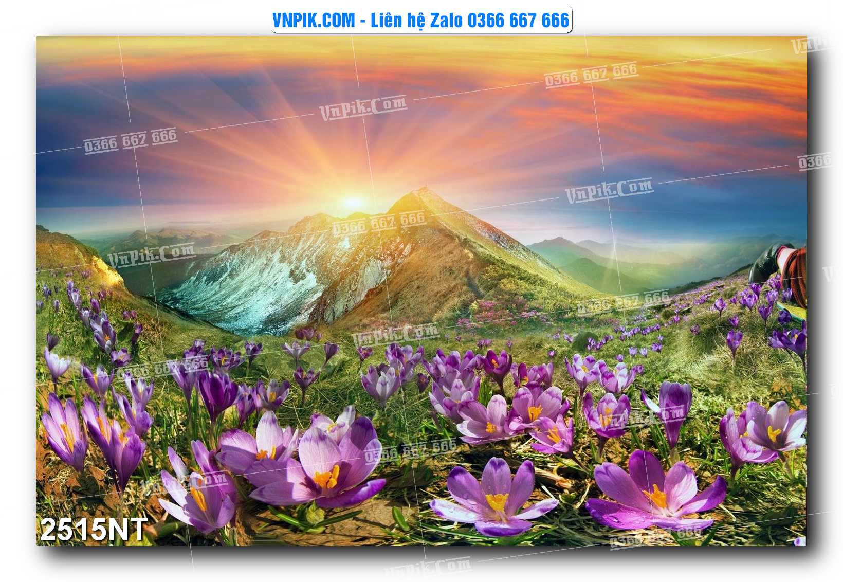 Tranh Trang Trí Phong Cảnh Nghệ Thuật Mã Số 2515NT