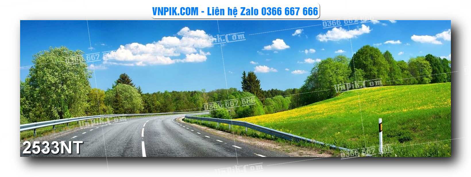 Tranh Trang Trí Phong Cảnh Nghệ Thuật Mã Số 2533NT